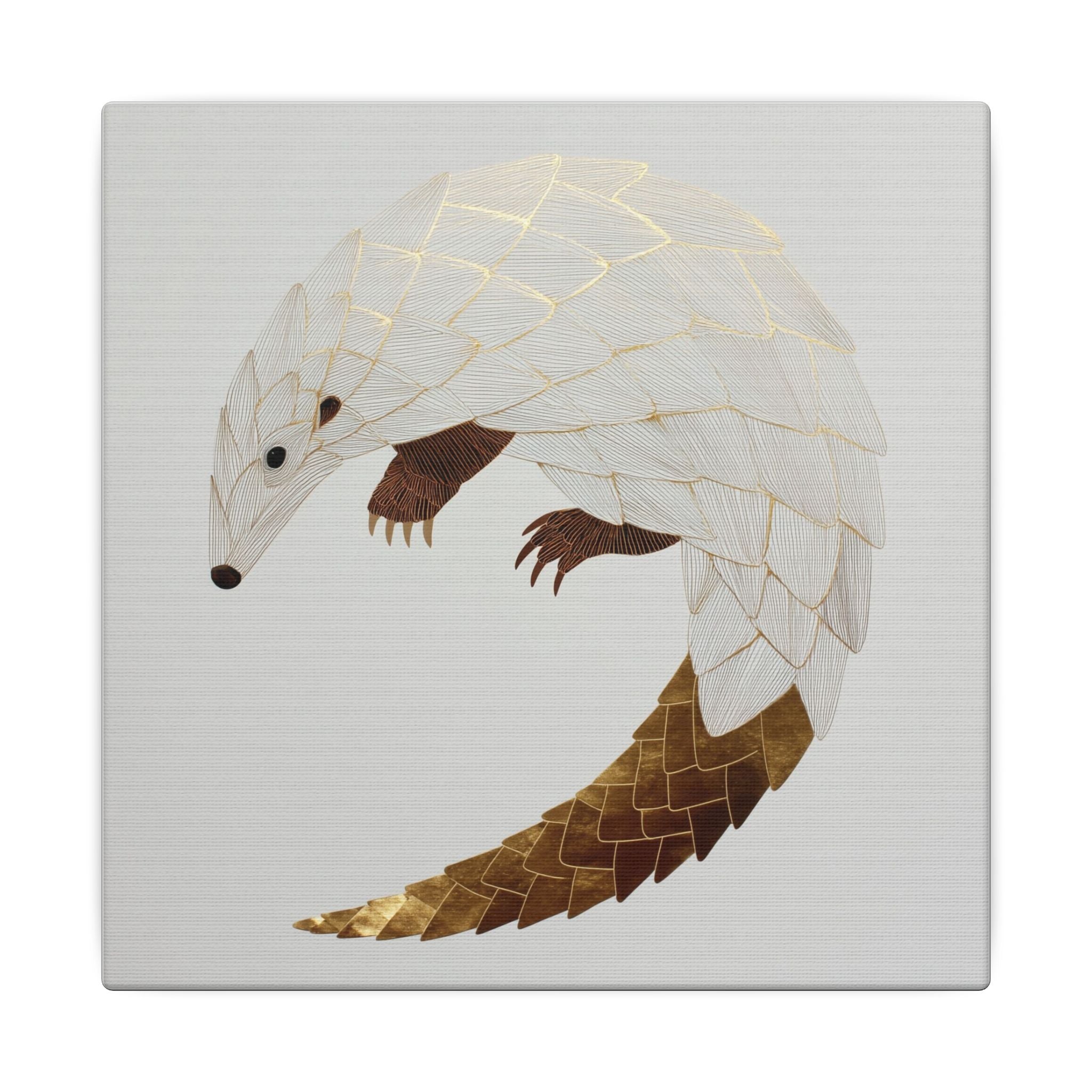 Geometric Hedgehog: Layered Minimalist Wildlife, Architectural Art Style   |    Custom Orders Available