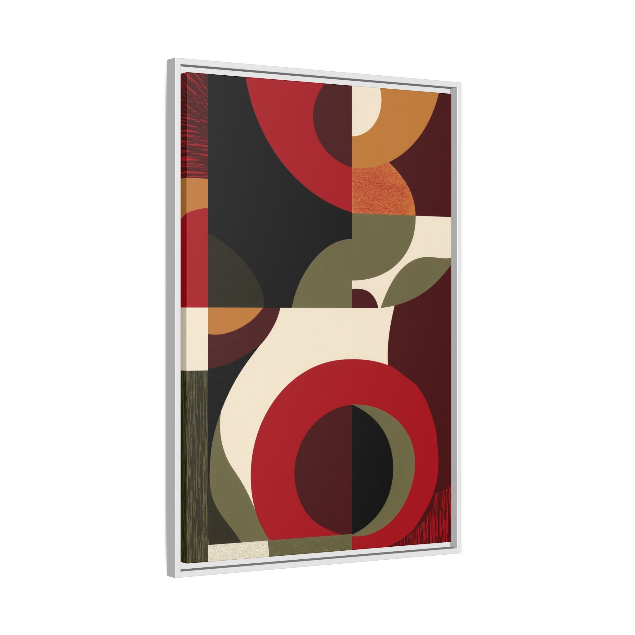 Geometric Intersections: Mid-Century Modern Design, Abstract Architectural Composition, Rhythmic Curved Forms   |   Custom Orders Accepted