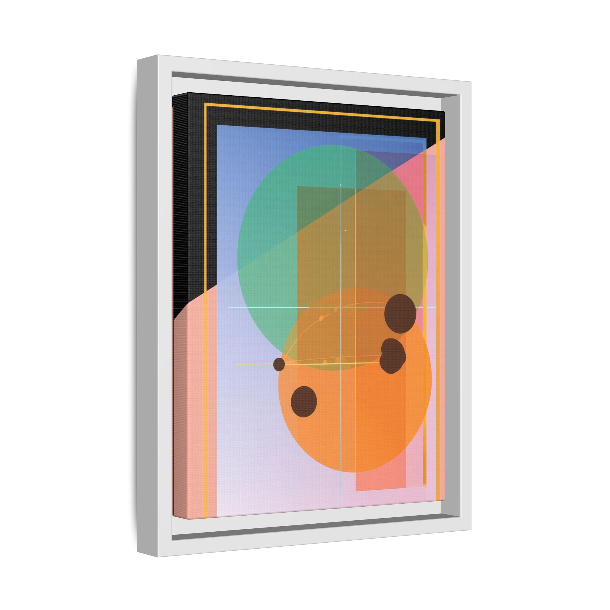 Geometric Harmony: Abstract Composition, Overlapping Shapes, Precision Design   |   Custom Orders Accepted