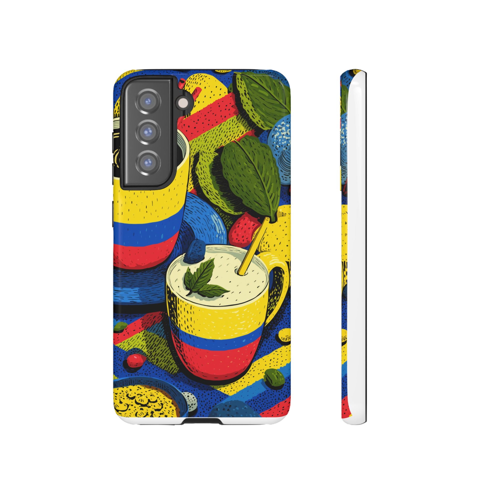 Vibrant Phone Case for Tough Cases | Colorful Colombian Art, Unique Gift, Trendy Accessory, Summer Style, Festival Must-Have