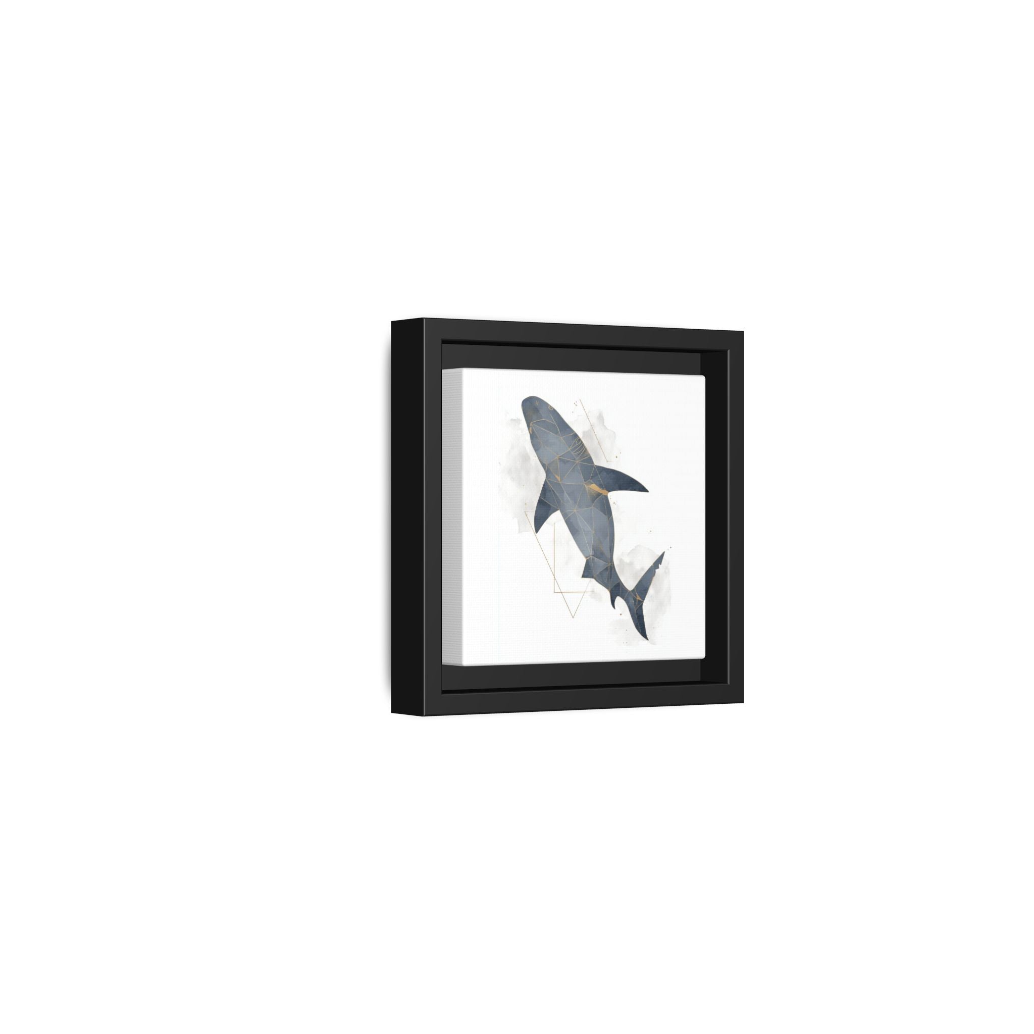 Aquatic Geometry: Shark Polygon Abstraction, Oceanic Digital Art   |  Personalized & Custom Orders Available