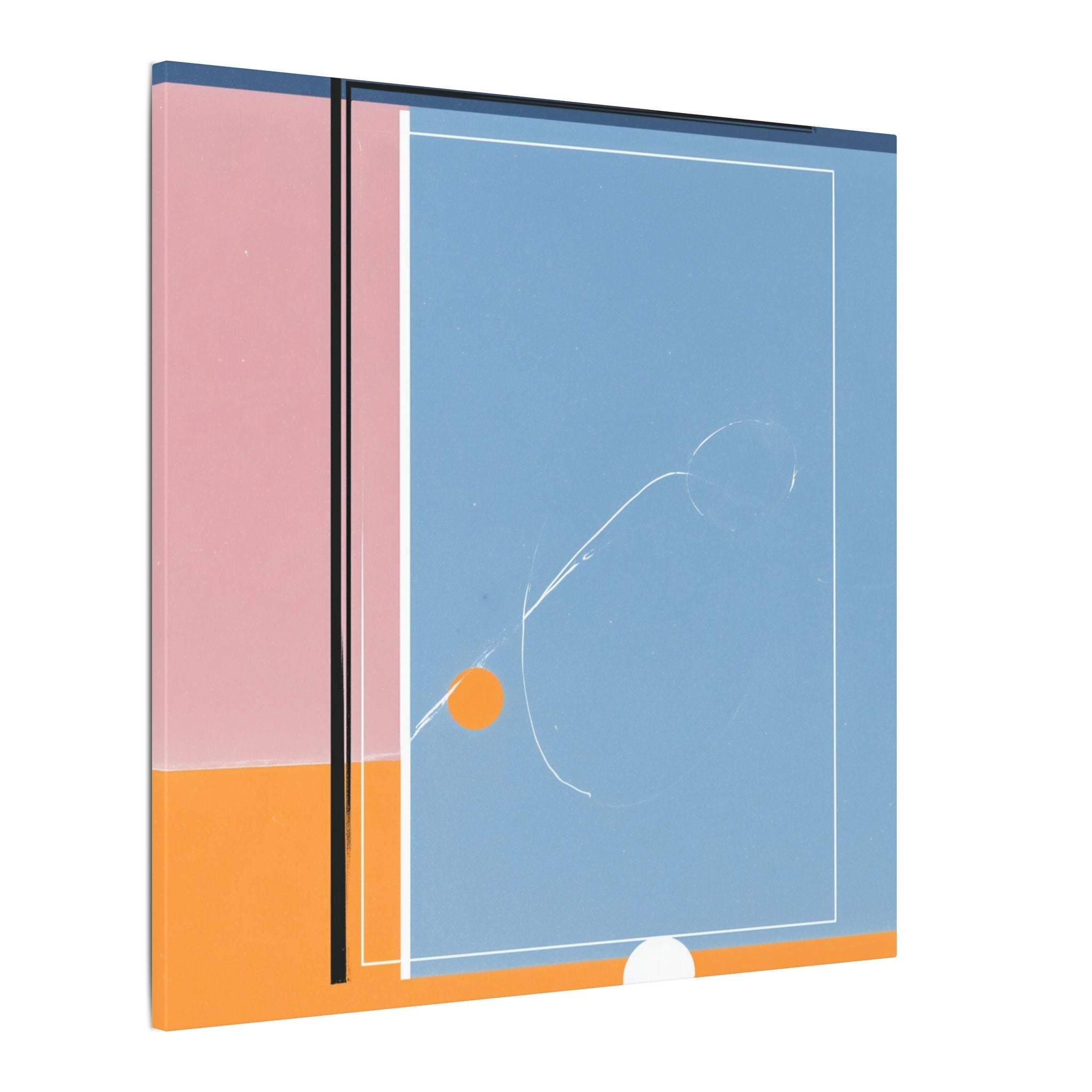 Geometric Harmony: Abstract Minimalist Composition, Modernist Color Fields, Constructivist Design Principles   |   Custom Orders Accepted