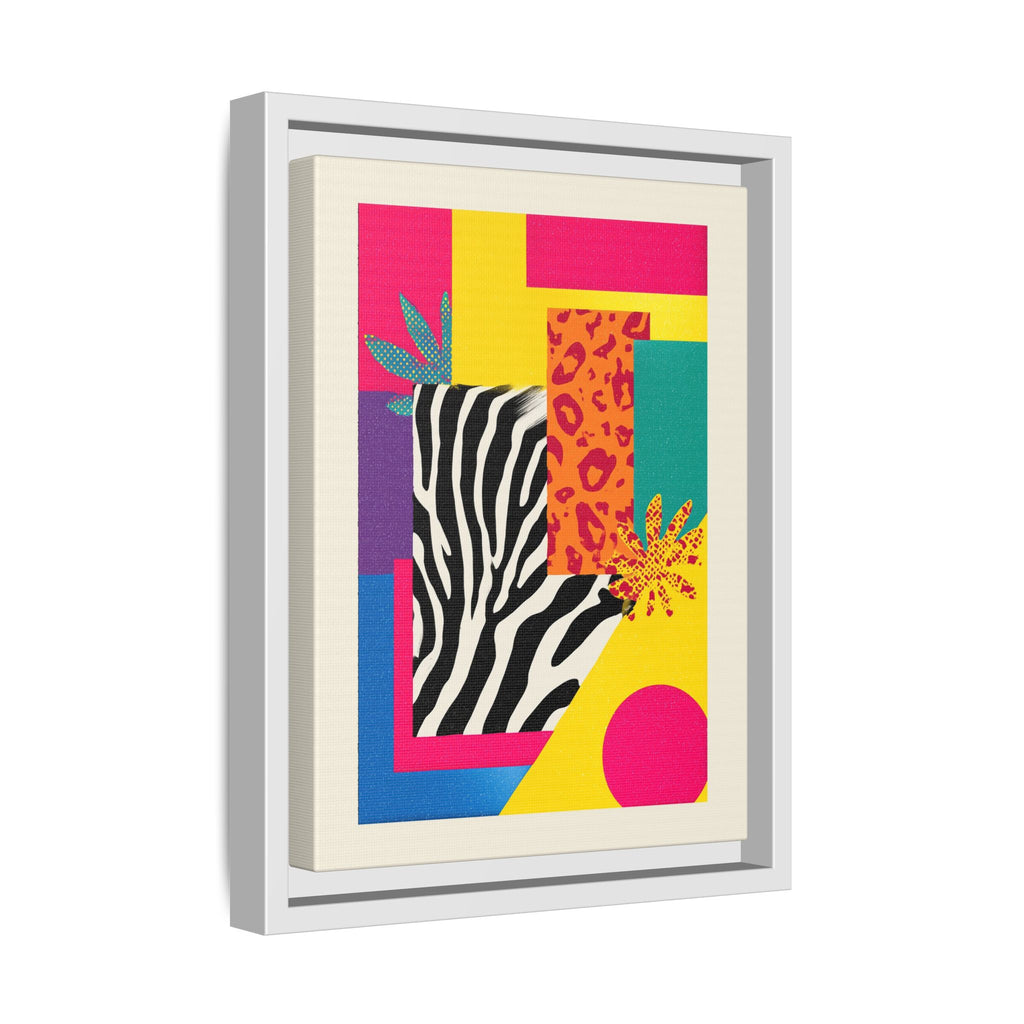 Zebra Stripes & Leopard Spots: 80s Pop Art Design, Memphis Style Graphic, Geometric Color Block Pattern   |   Custom Orders Accepted