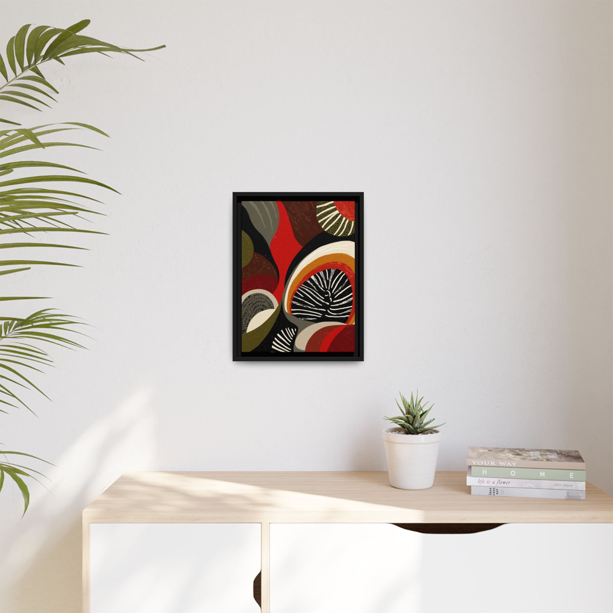 Geometric Rhythm: Abstract Composition, Mid-Century Modern Art, Radial Design Inspiration   |   Custom Orders Accepted