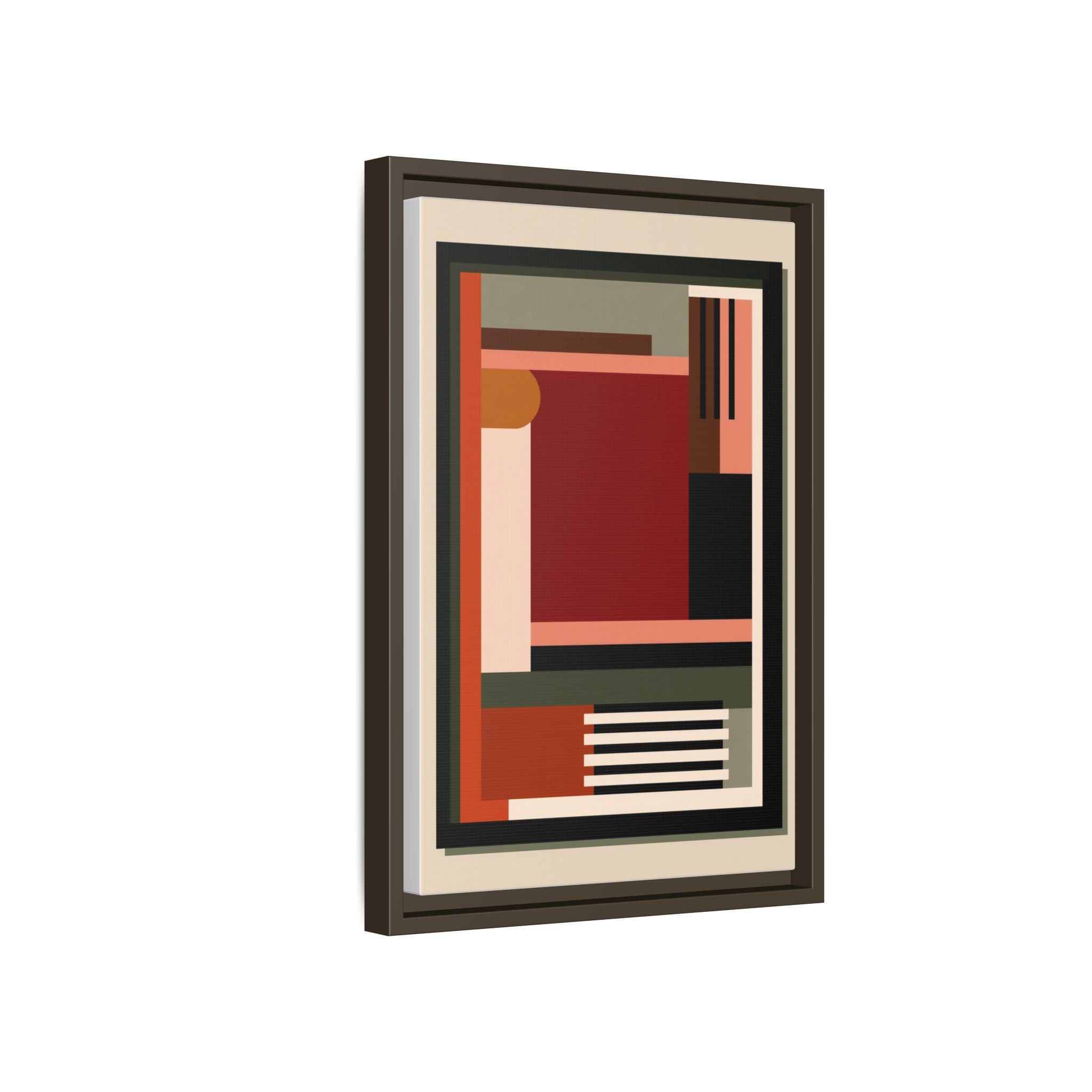 Architectural Geometries: Modern Abstract Composition, Bauhaus-Inspired Design, Geometric Color Blocking   |   Custom Orders Accepted