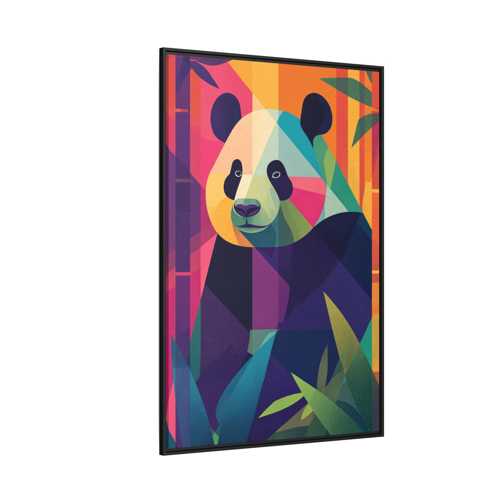 Geometric Panda: Mosaic Wildlife Portrait, Digital Polygonal Art   |  Personalized & Custom Orders Available