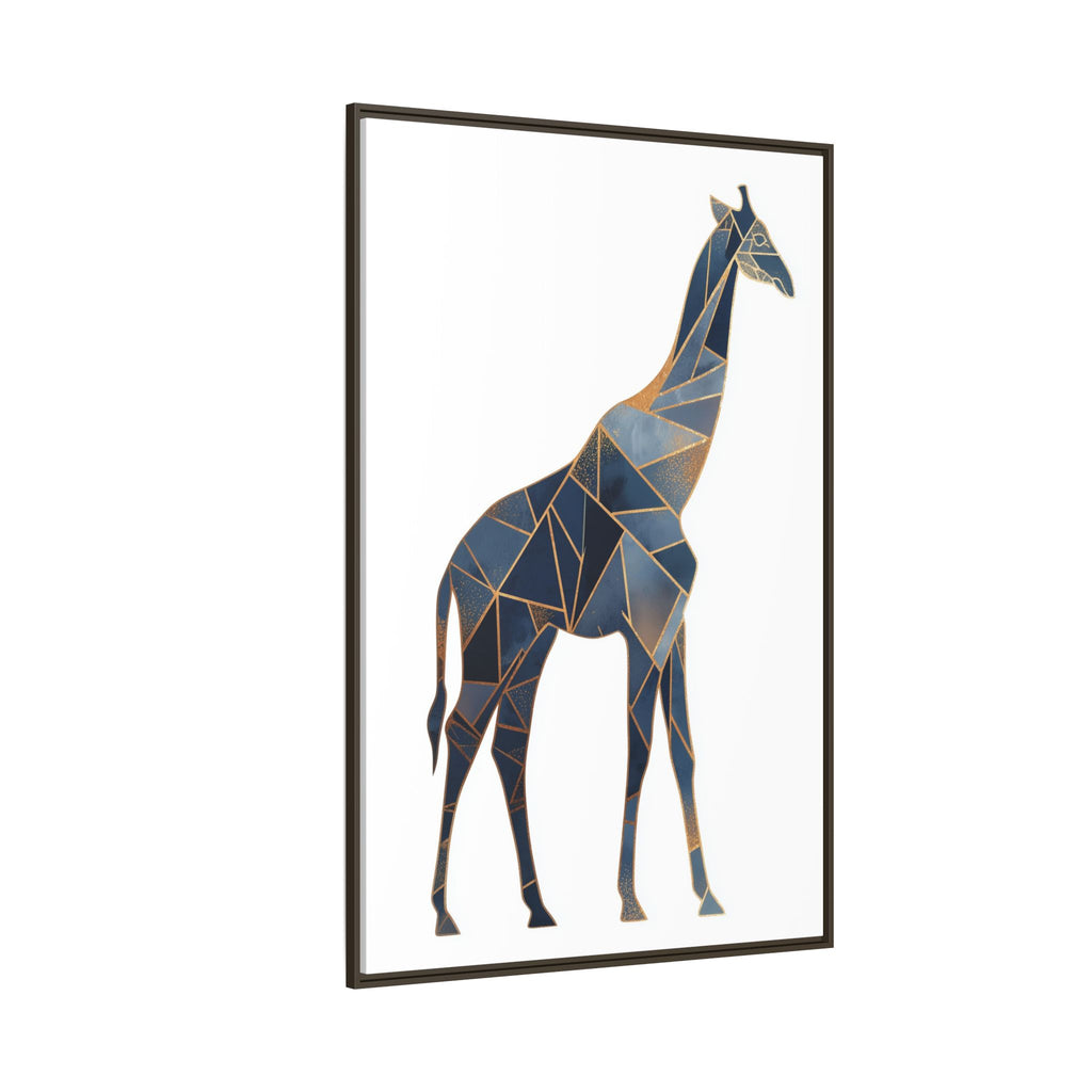Geometric Giraffe Framed Print : Polygonal Wildlife Art, Modern Mosaic Design   |  Personalized & Custom Orders Available