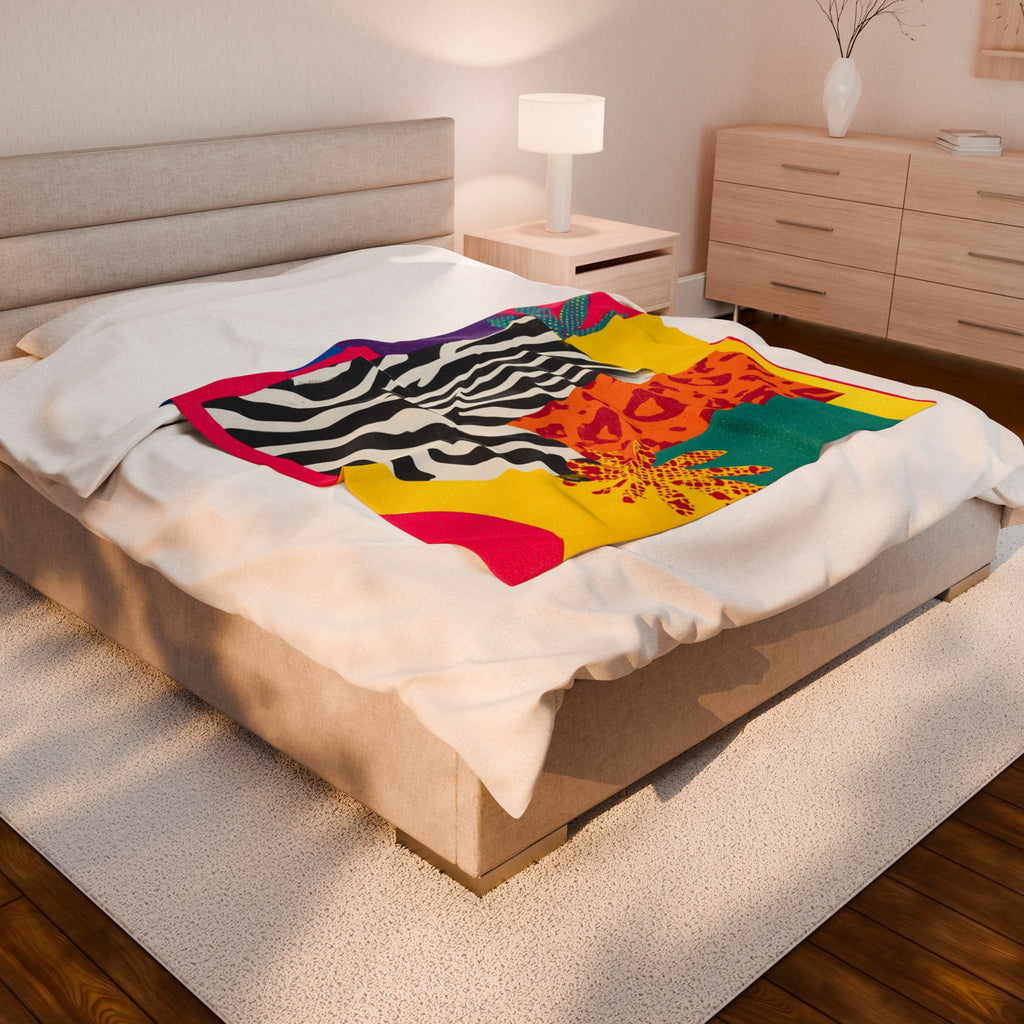 Wild Geometrics: Memphis Design Meets Animal Prints, Pop Art Color Explosion   |    Custom Orders Available