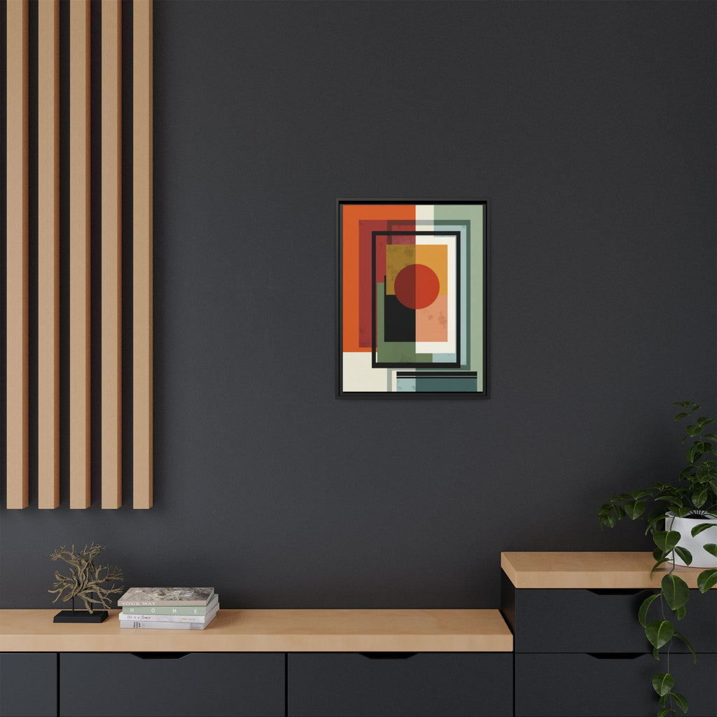 Geometric Harmonies: Mid-Century Modern Composition, Constructivist Inspiration, Abstract Rectangular Interplay   |   Custom Orders Accepted