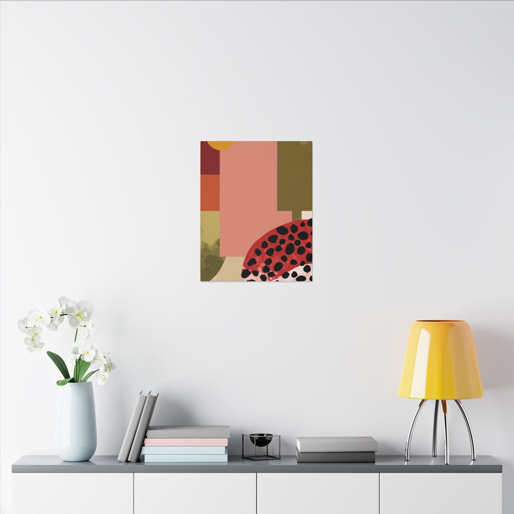 Geometric Harmony: Rectangles in Motion, Mid-Century Modern Composition, Abstract Earth Tone Precision   |   Custom Orders Accepted