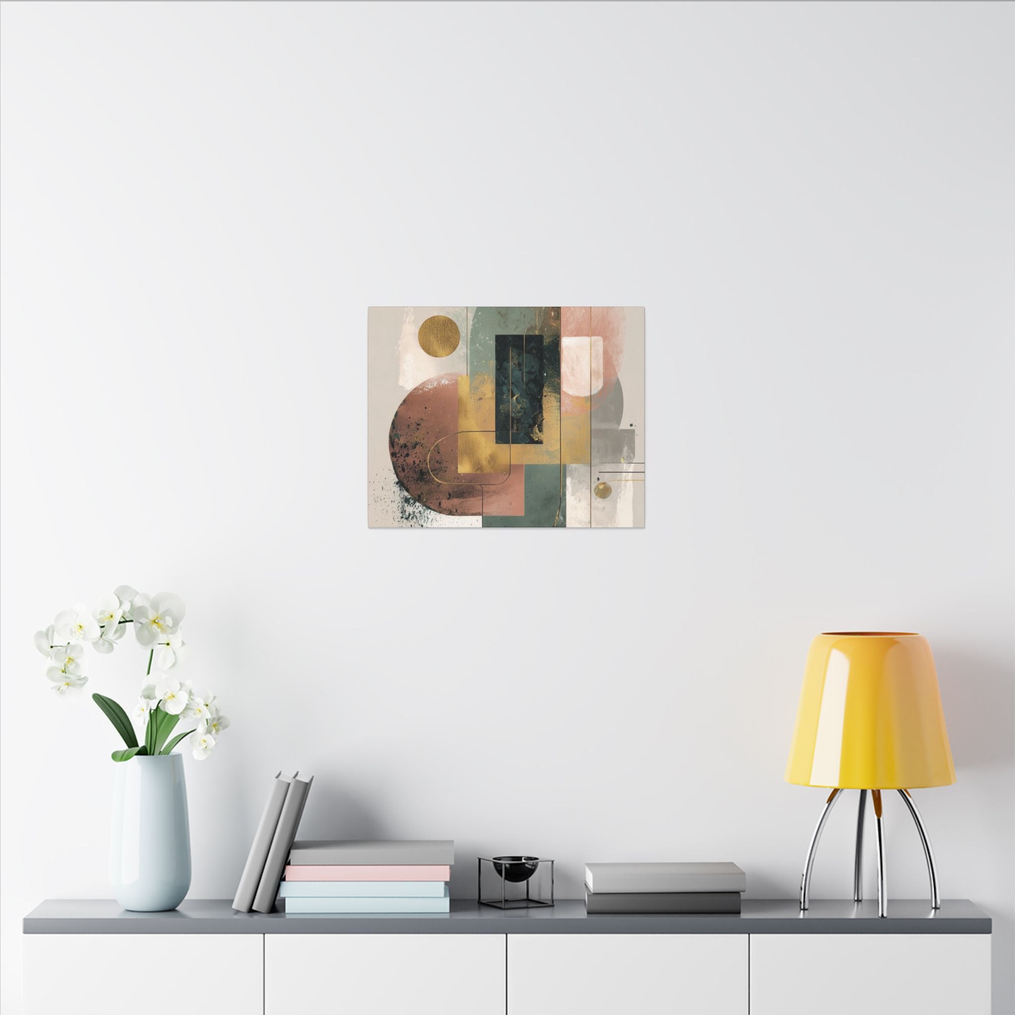 Geometric Harmony: Abstract Composition, Modernist Minimalism, Ethereal Design Layers   |   Custom Orders Accepted