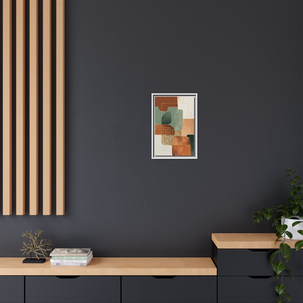 Geometric Harmony: Abstract Minimalist Art, Mid-Century Modern Design, Organic Shapes Composition   |   Custom Orders Accepted