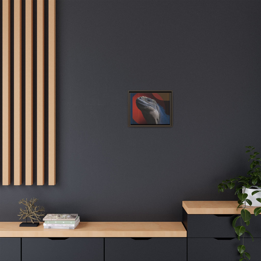 Scales of Antiquity: Prehistoric Reptilian Portrait, Abstract Geometric Composition   |    Custom Orders Available