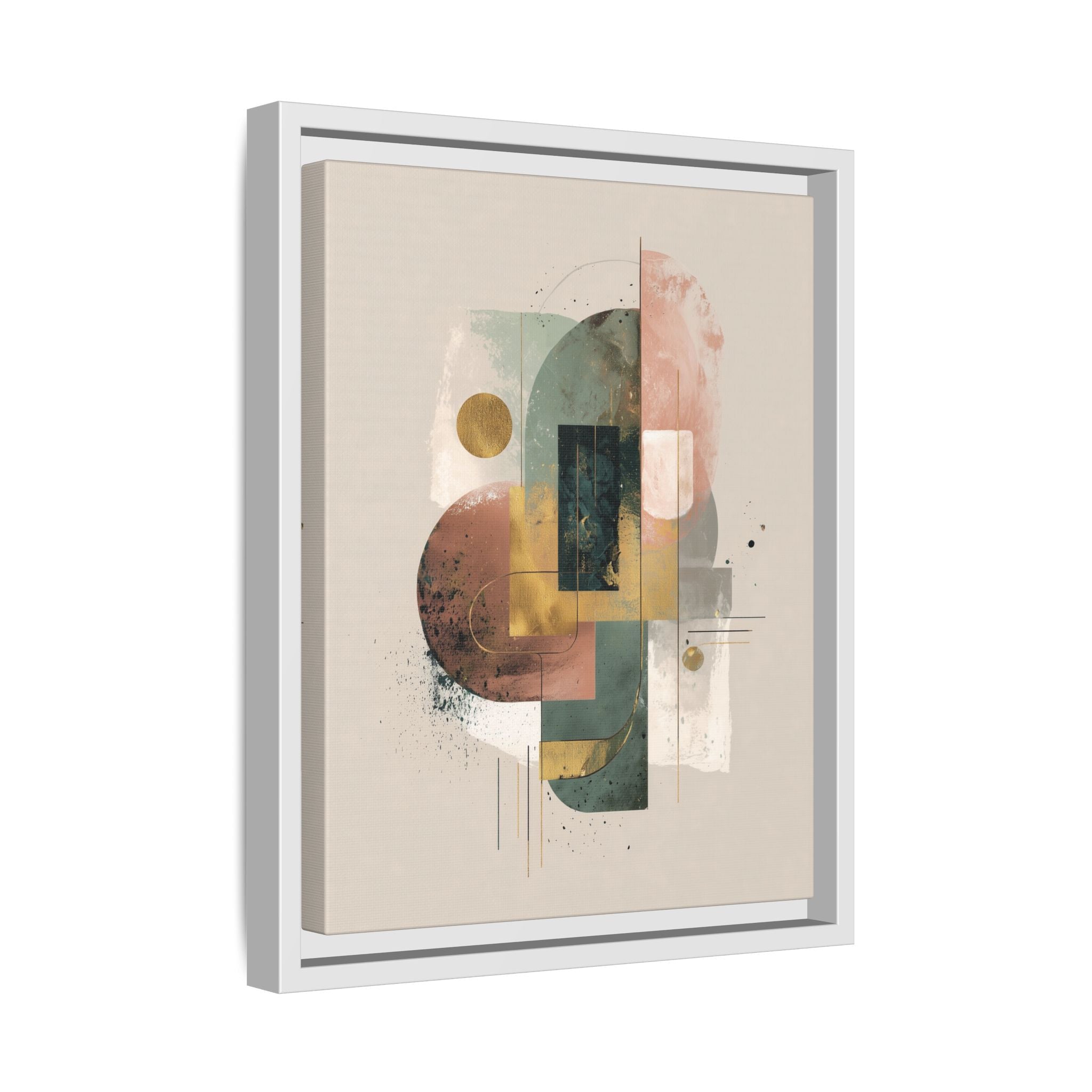 Organic Geometries: Fragmented Forms, Digital Abstract Composition, Layered Minimalist Art   |   Custom Orders Accepted