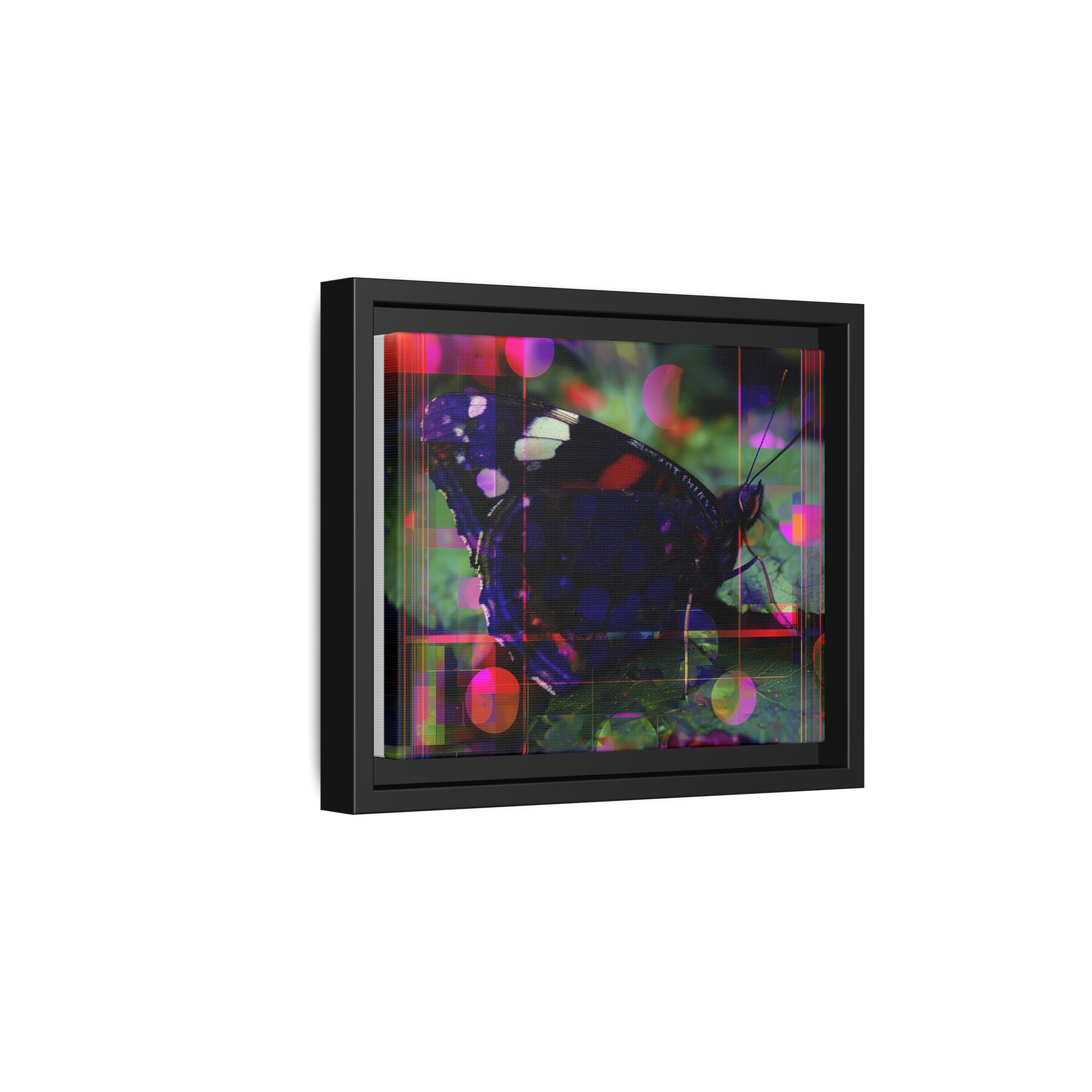 Metamorphic Glitch: Digital Nature Remix, Butterfly Geometric Distortion   |    Custom Orders Available