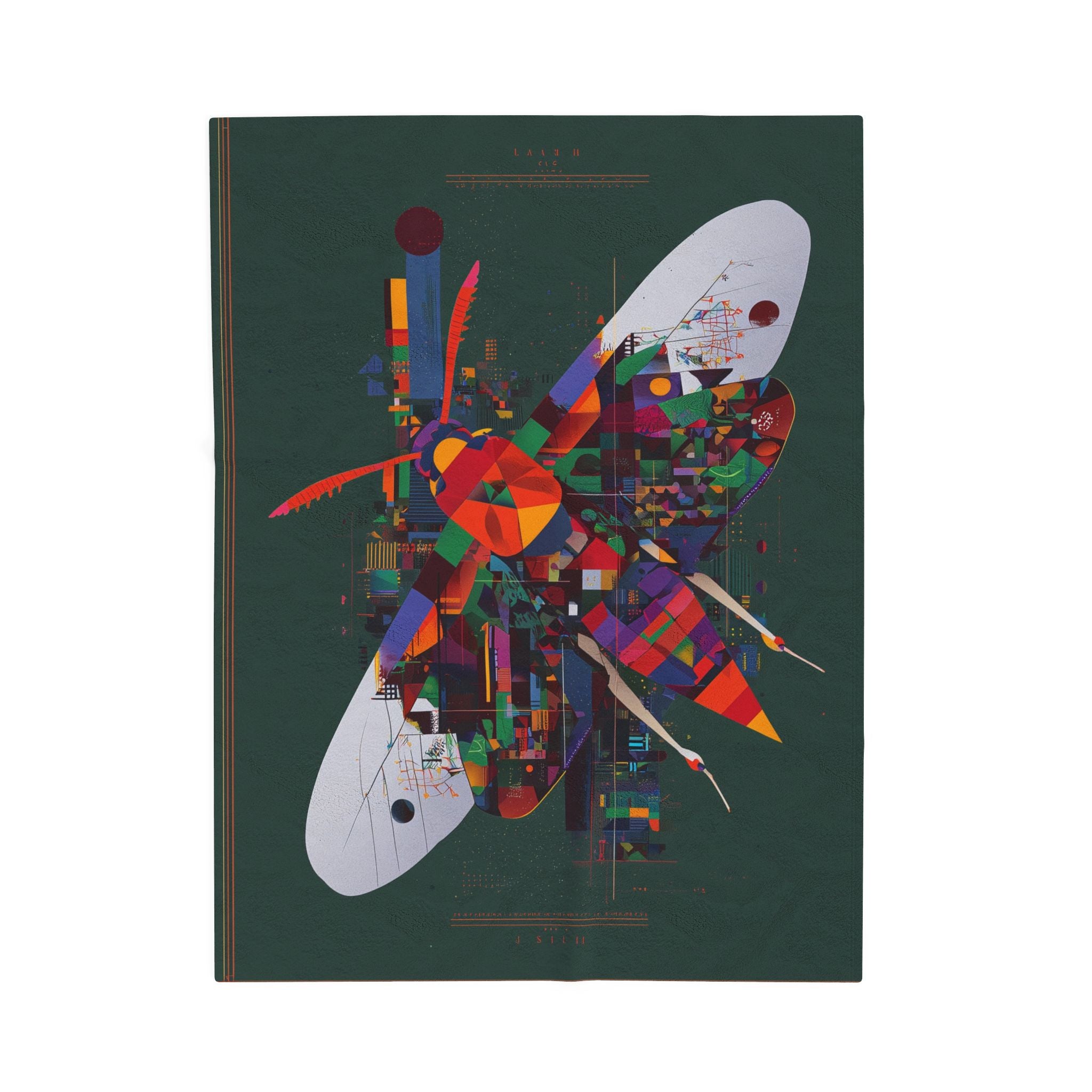 Geometric Metamorphosis: Urban Butterfly Landscape, Digital Architectural Abstraction   |    Custom Orders Available