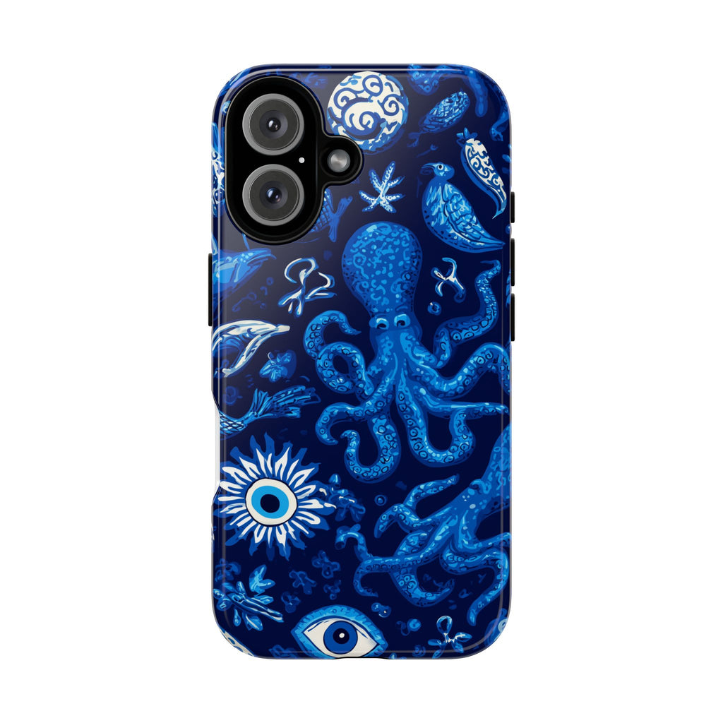 Greek-Inspired Phone Case, Tough Cases for Travel Lovers, Trendy Accessories for Summer, Unique Gifts for Phone Protection