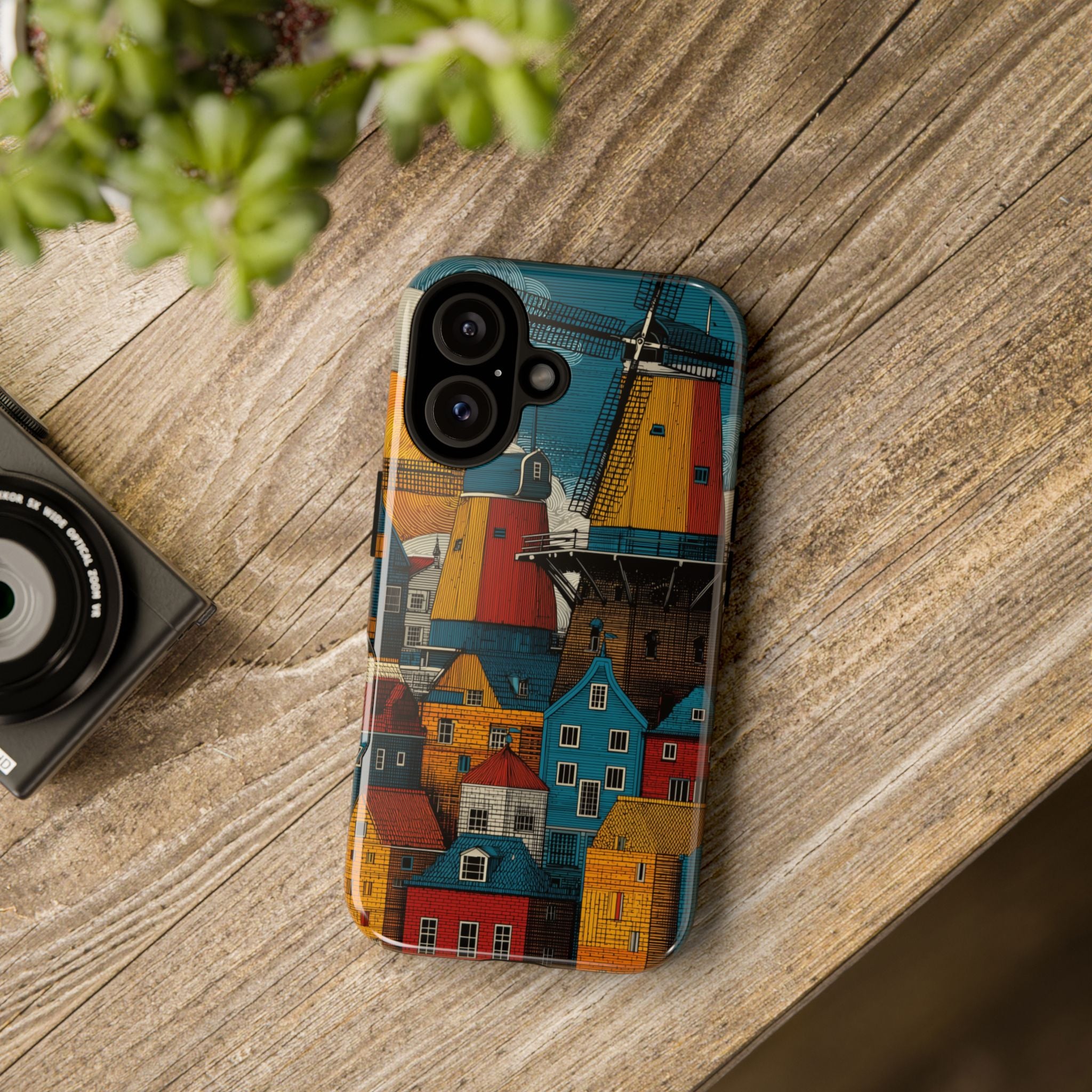 Vibrant Phone Case with Dutch Motif, Tough Cases, Customized Gifts, Unique Cell Phone Accessories, Perfect for Travel Enthusiasts