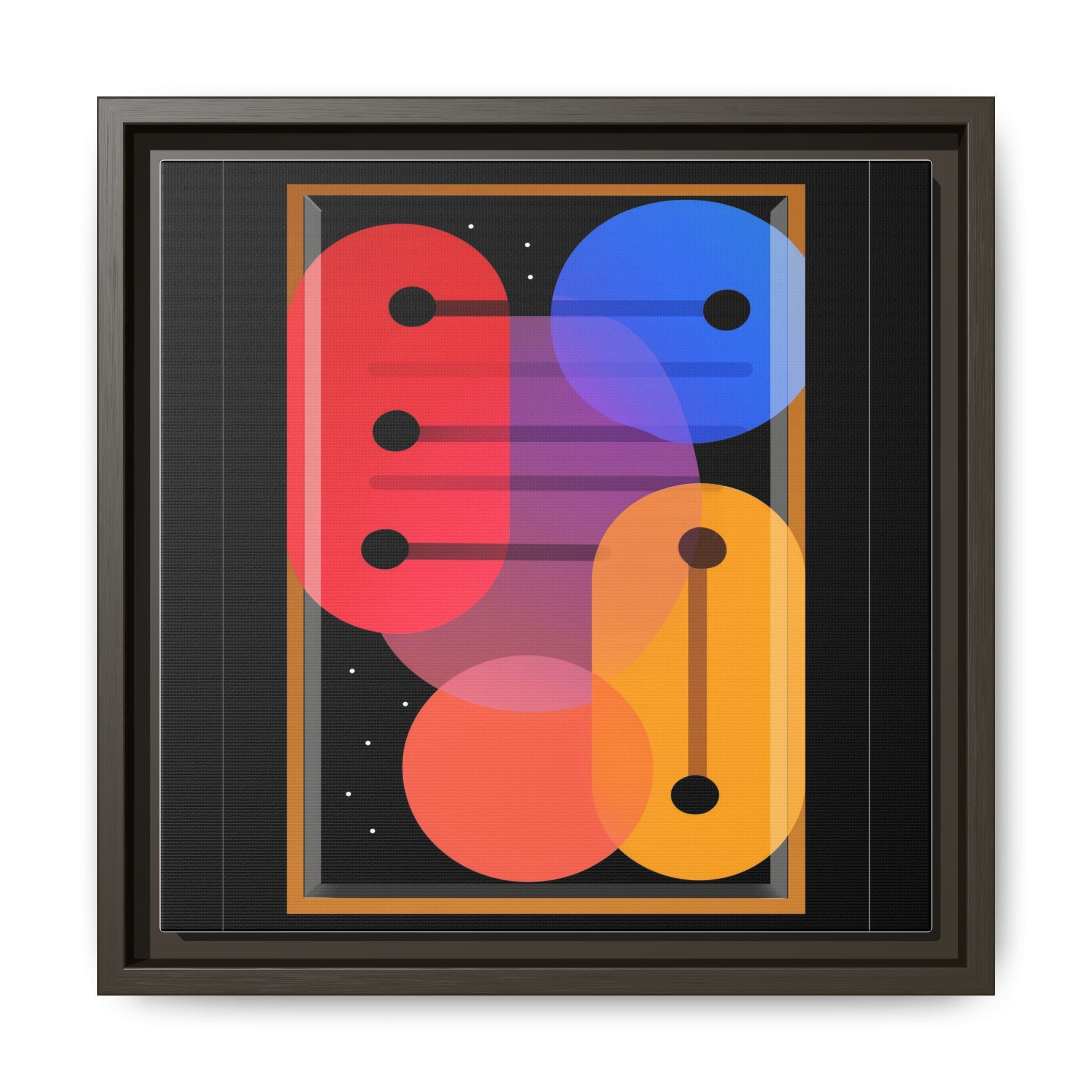 Celestial Geometry: Organic Shapes in Motion, Digital Abstract Composition, Vibrant Color Intersections   |   Custom Orders Accepted