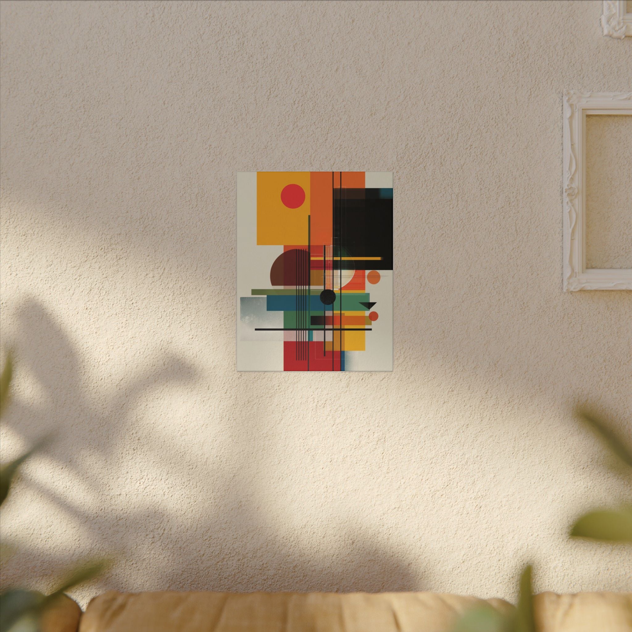 Geometric Harmony: Bauhaus Intersections, Constructivist Layers, Abstract Color Blocks   |   Custom Orders Accepted