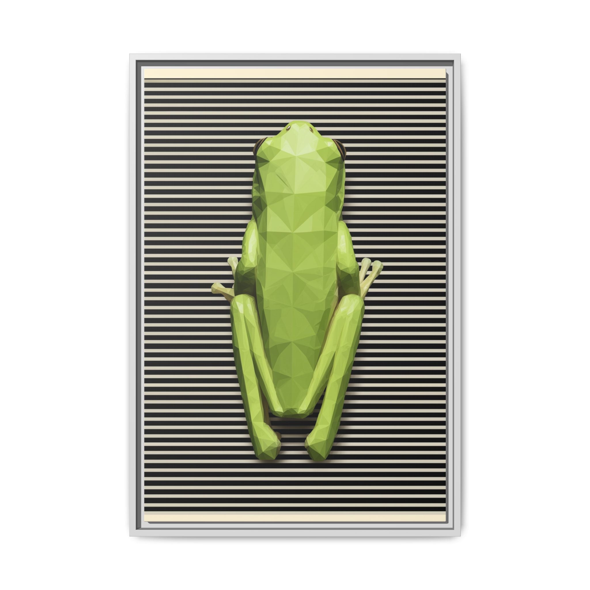 Geometric Amphibian: Low-Poly Frog Design, Digital Art Minimalism   |  Personalized & Custom Orders Available