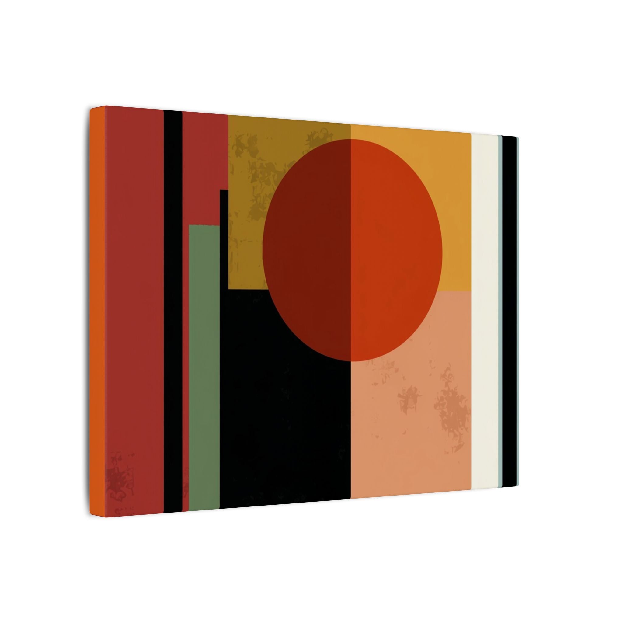 Geometric Harmony: Bauhaus Inspired Design, Mid-Century Modern Composition, Abstract Rectangular Layers   |   Custom Orders Accepted