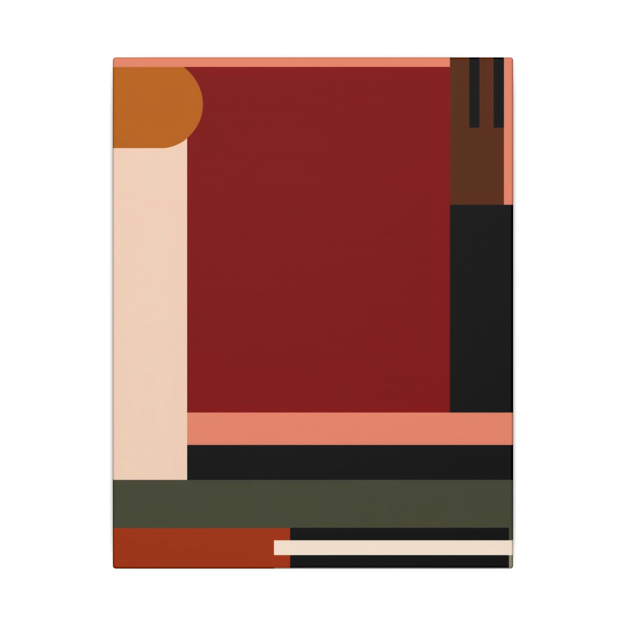 Geometric Harmony: Abstract Constructivist Design, Modern Color Palette, Minimalist Architectural Composition   |   Custom Orders Accepted