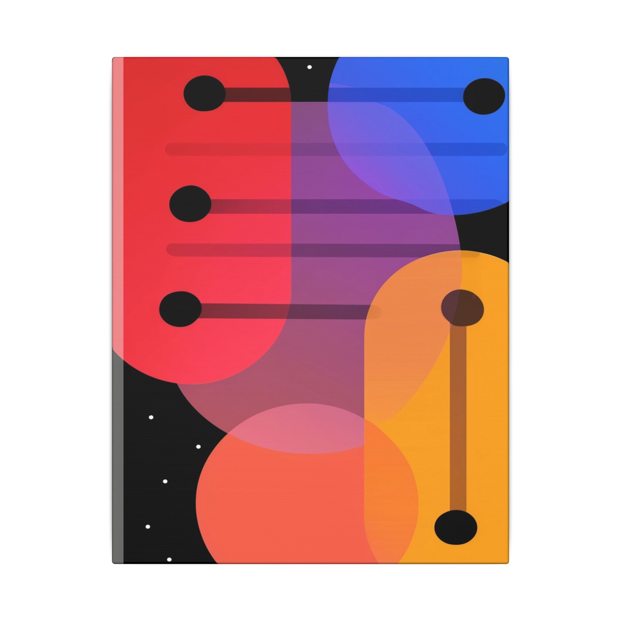 Cosmic Geometry: Abstract Shapes in Vibrant Colors, Digital Minimalist Design, Constructivist Inspiration   |   Custom Orders Accepted