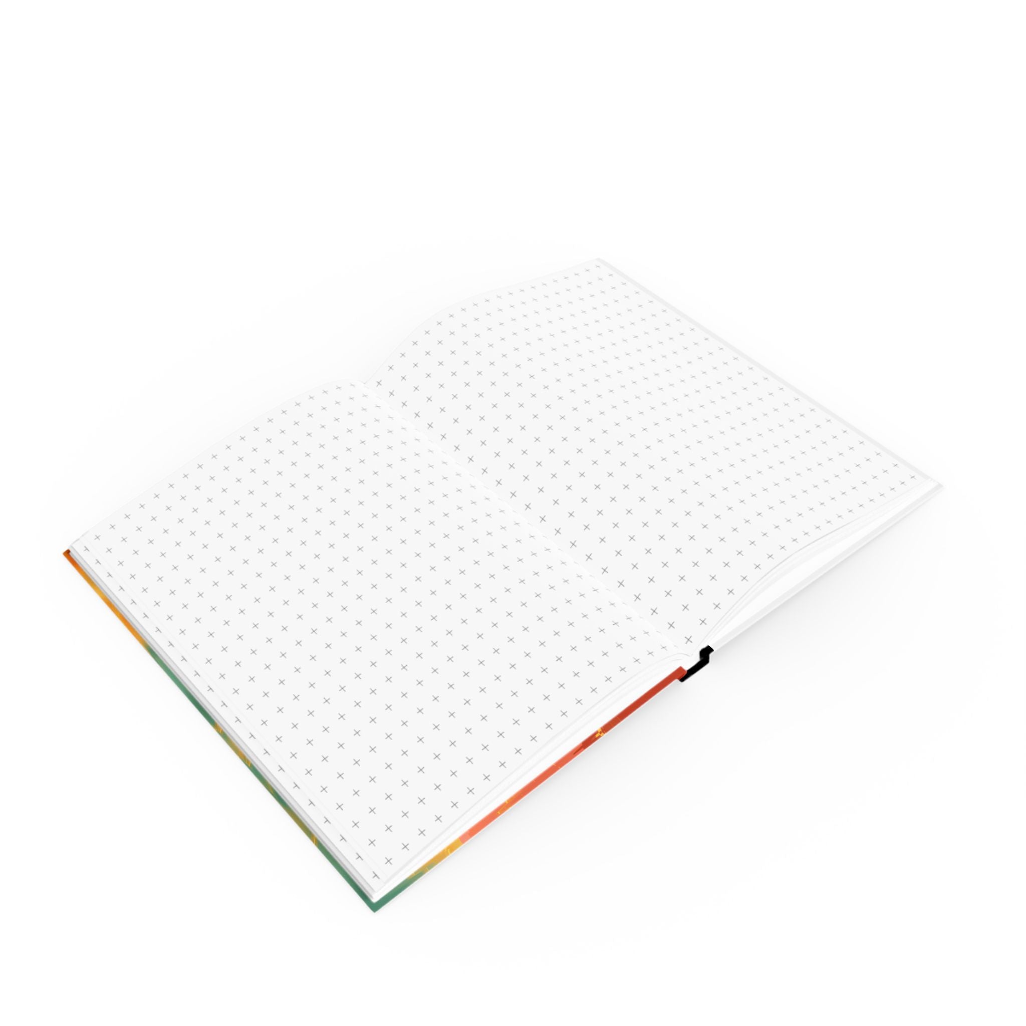 Personalized Vibrant Abstract Starfish Journal, Digital Art Marine Exploration Personalized Journal   |     Custom Orders Accepted