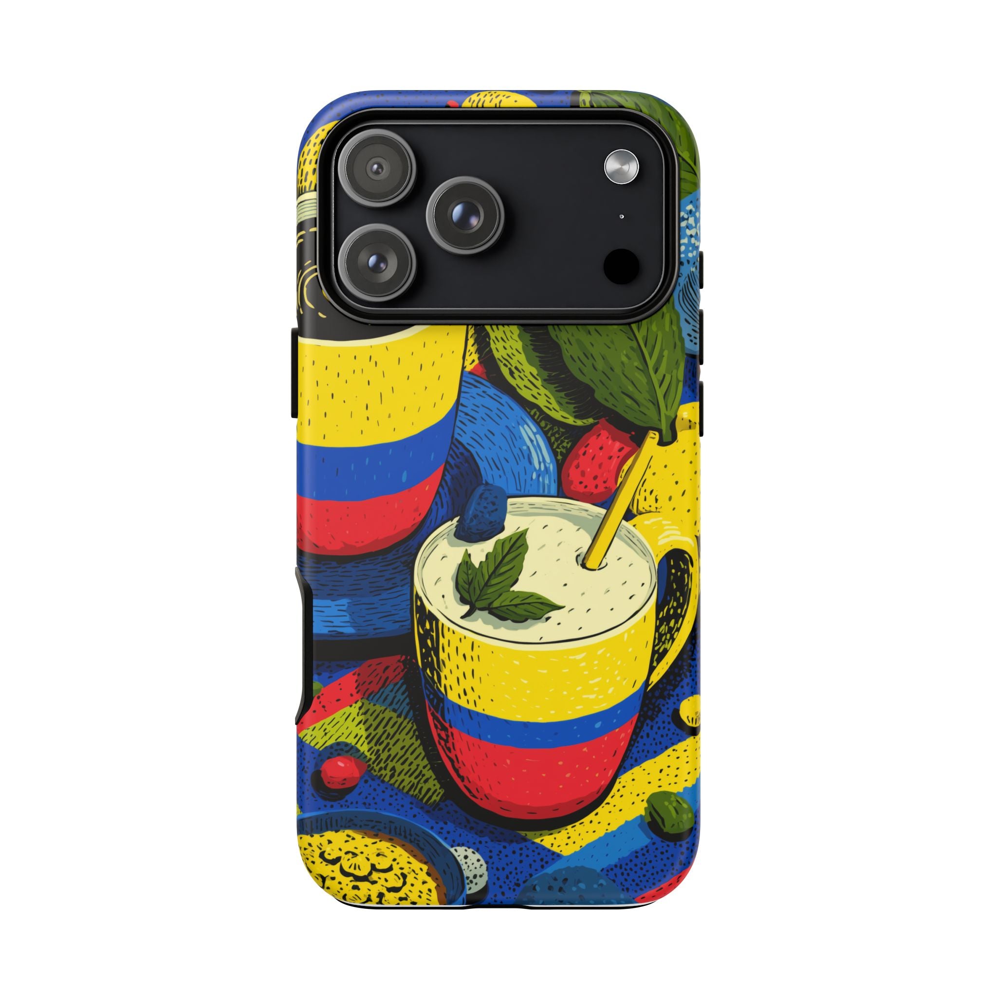 Vibrant Phone Case for Tough Cases | Colorful Colombian Art, Unique Gift, Trendy Accessory, Summer Style, Festival Must-Have