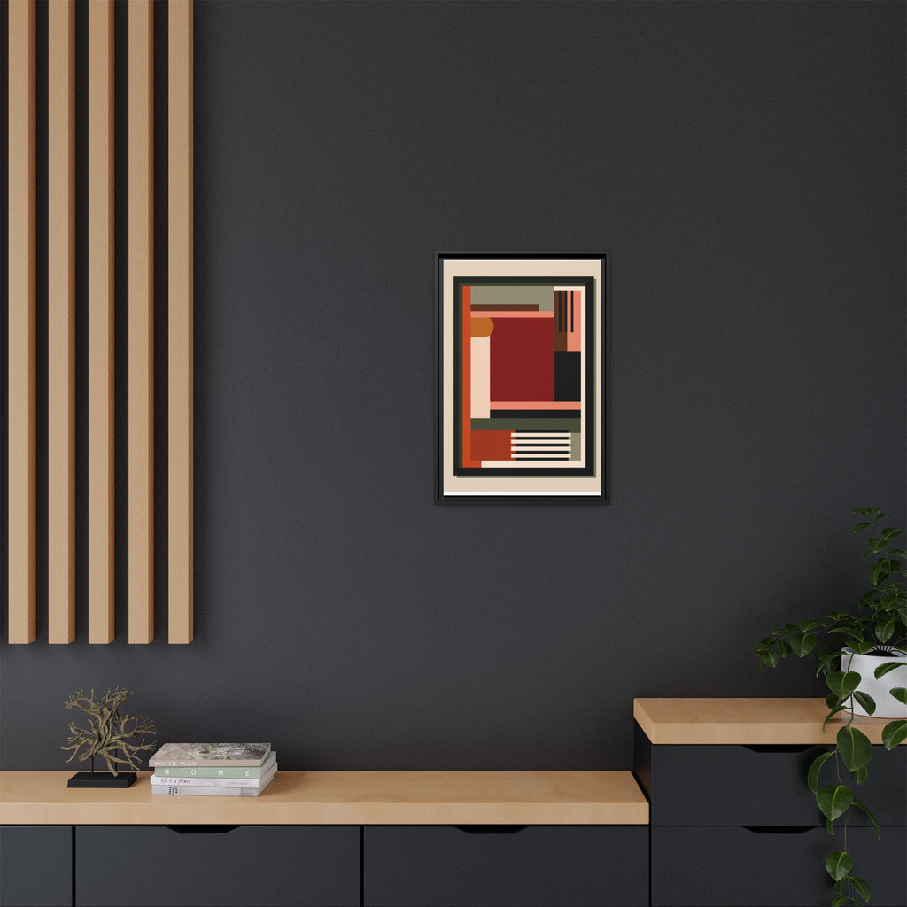 Architectural Geometries: Modern Abstract Composition, Bauhaus-Inspired Design, Geometric Color Blocking   |   Custom Orders Accepted