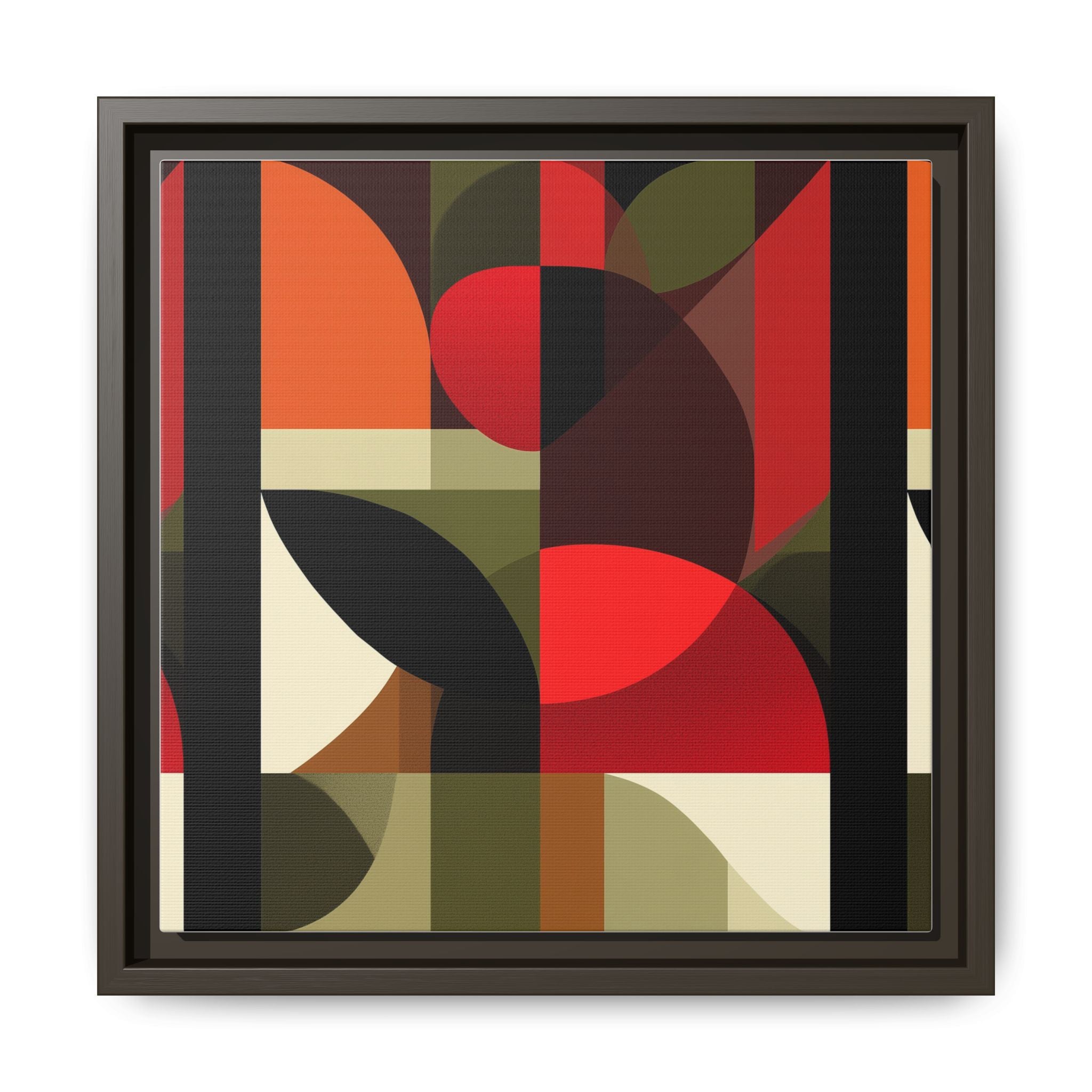 Geometric Fusion: Modern Abstract Composition, Cubist Color Blocks, Architectural Form Harmony   |   Custom Orders Accepted