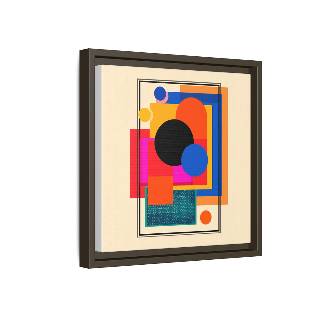 Geometric Harmony: Abstract Color Blocks, Mid-Century Modern Design, Minimalist Art Composition   |   Custom Orders Accepted