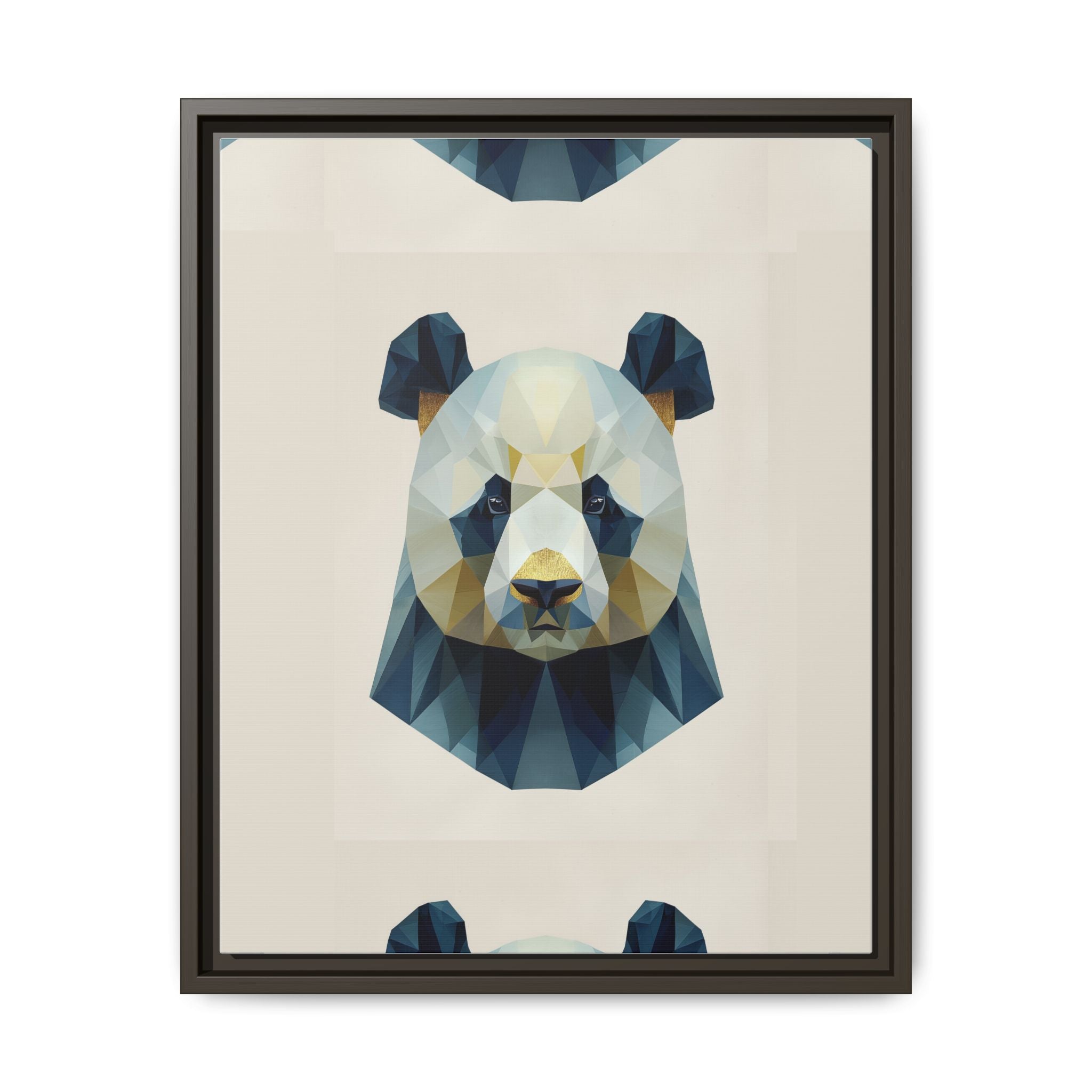 Geometric Panda Prism: Low-Poly Digital Wildlife Art, Minimalist Triangular Design   |  Personalized & Custom Orders Available