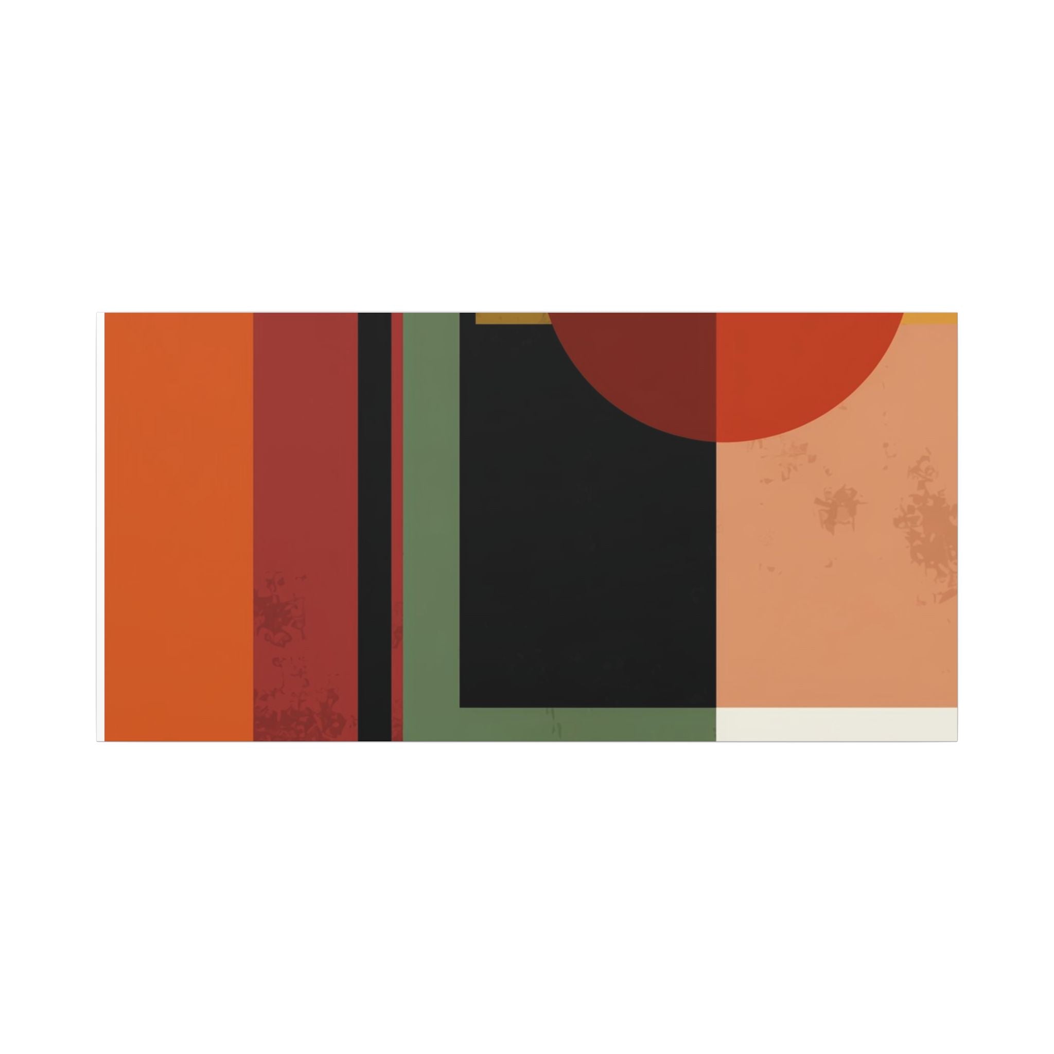 Geometric Harmony: Bauhaus Inspired Design, Mid-Century Modern Composition, Abstract Rectangular Layers   |   Custom Orders Accepted