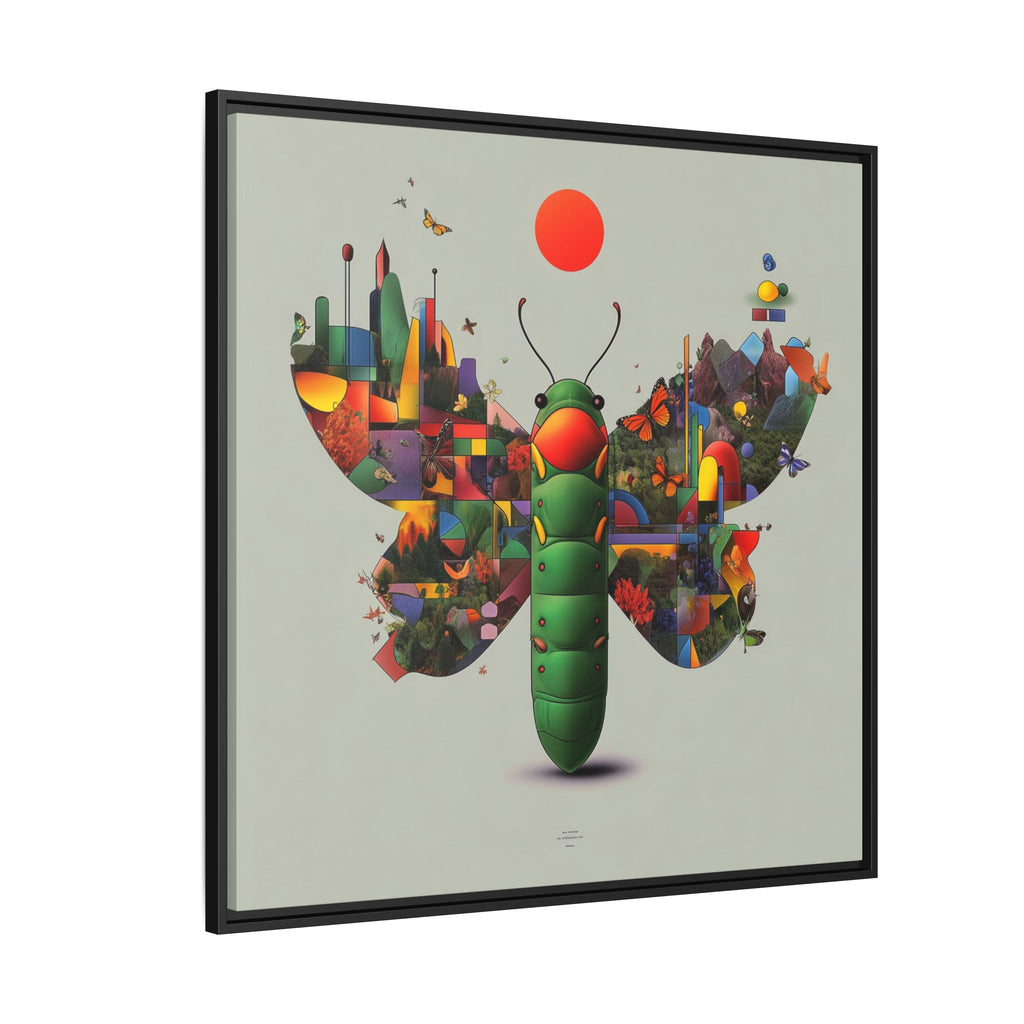 Metamorphosis of Geometry: Digital Nature Mosaic, Surreal Butterfly Landscape   |    Custom Orders Available