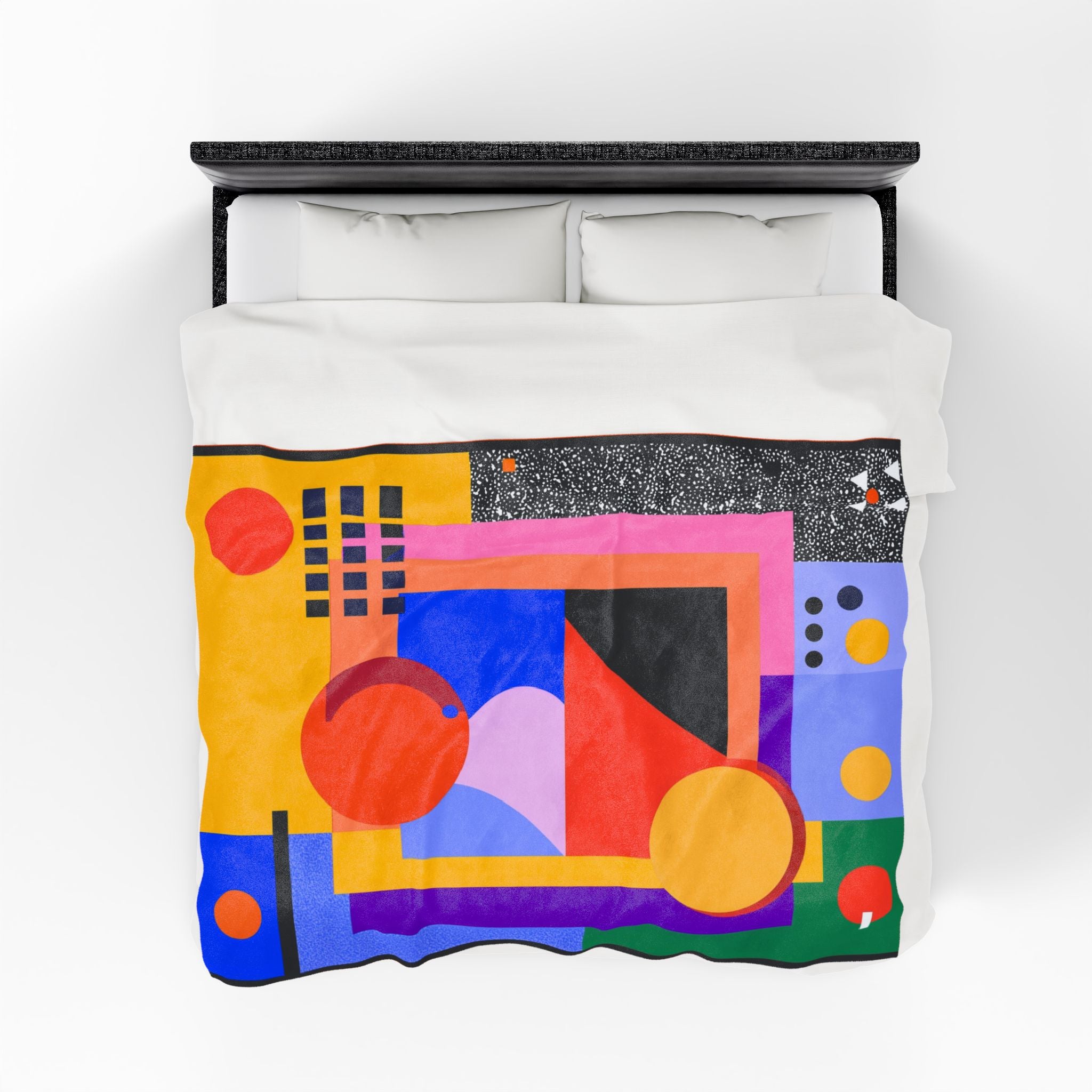 Geometric Symphony: Abstract Color Mosaic, Modernist Design Rhythm   |    Custom Orders Available