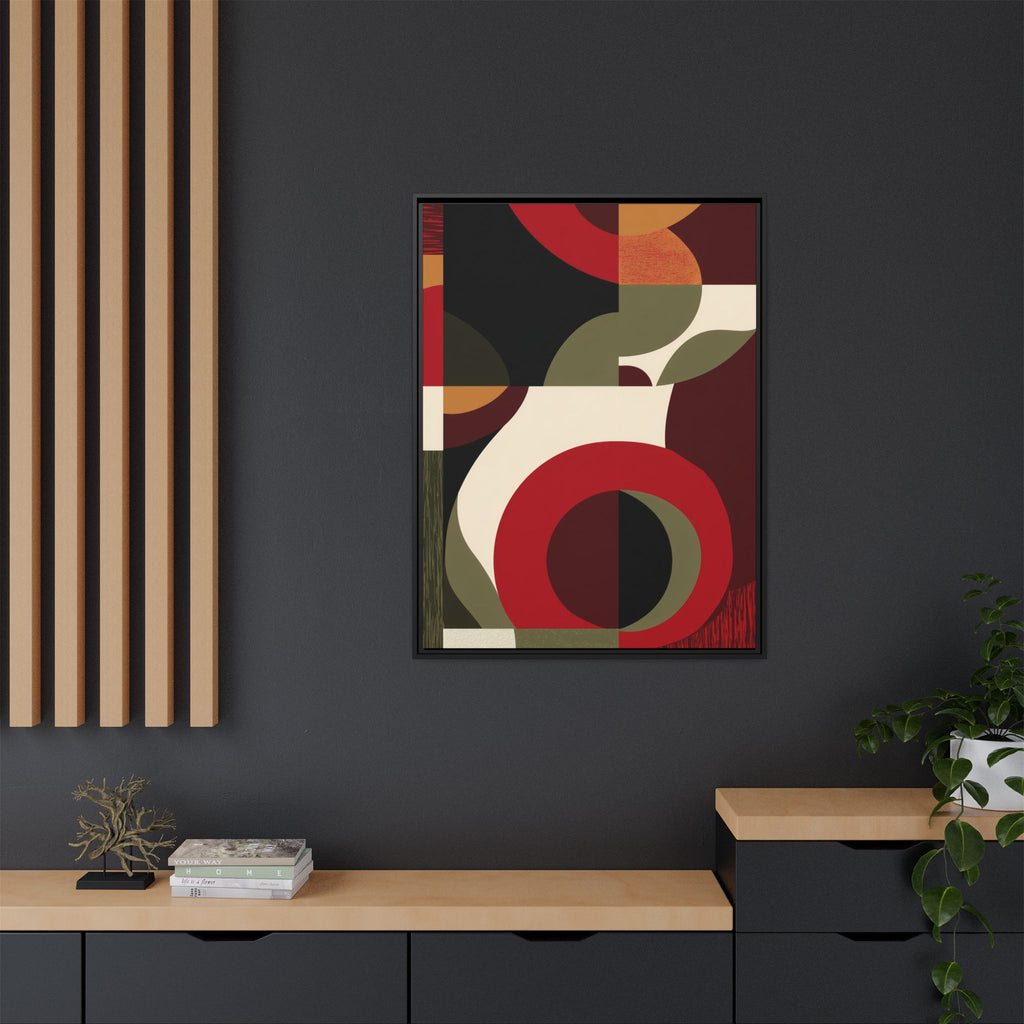 Geometric Intersections: Mid-Century Modern Design, Abstract Architectural Composition, Rhythmic Curved Forms   |   Custom Orders Accepted
