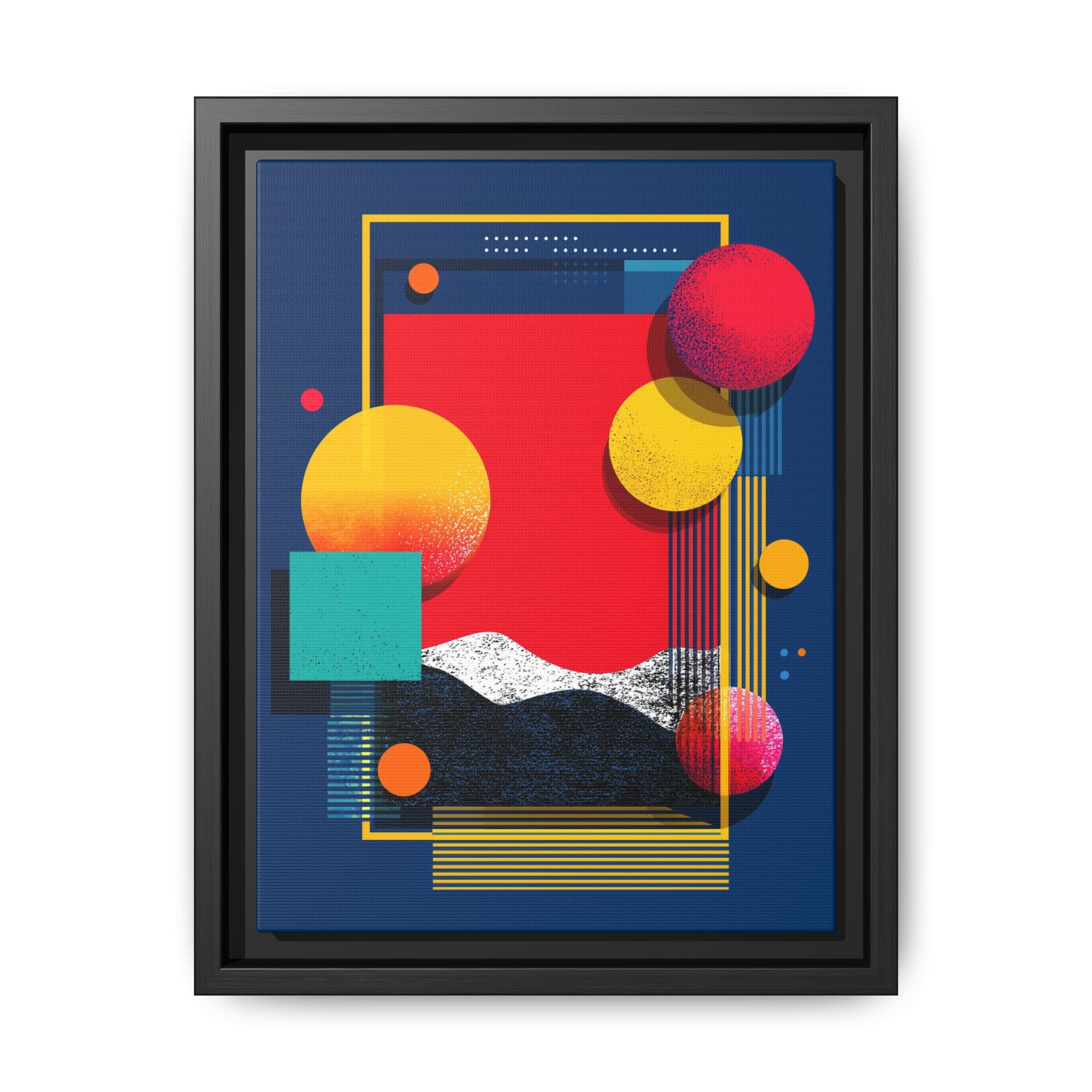 Geometric Horizons: Abstract Landscape Composition, Modernist Digital Art, Colorful Geometric Design   |   Custom Orders Accepted