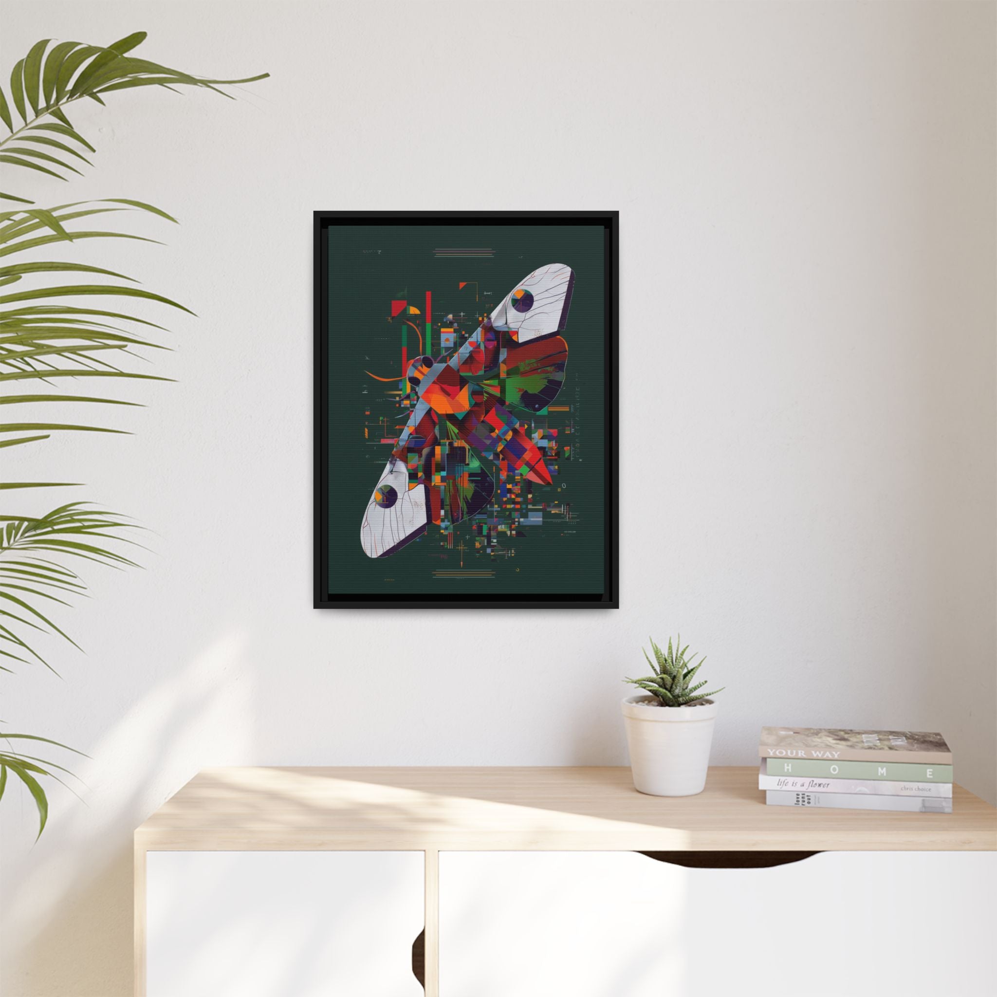 Butterfly Deconstruction: Geometric Digital Art, Pixelated Abstract Butterfly Wings   |    Custom Orders Available