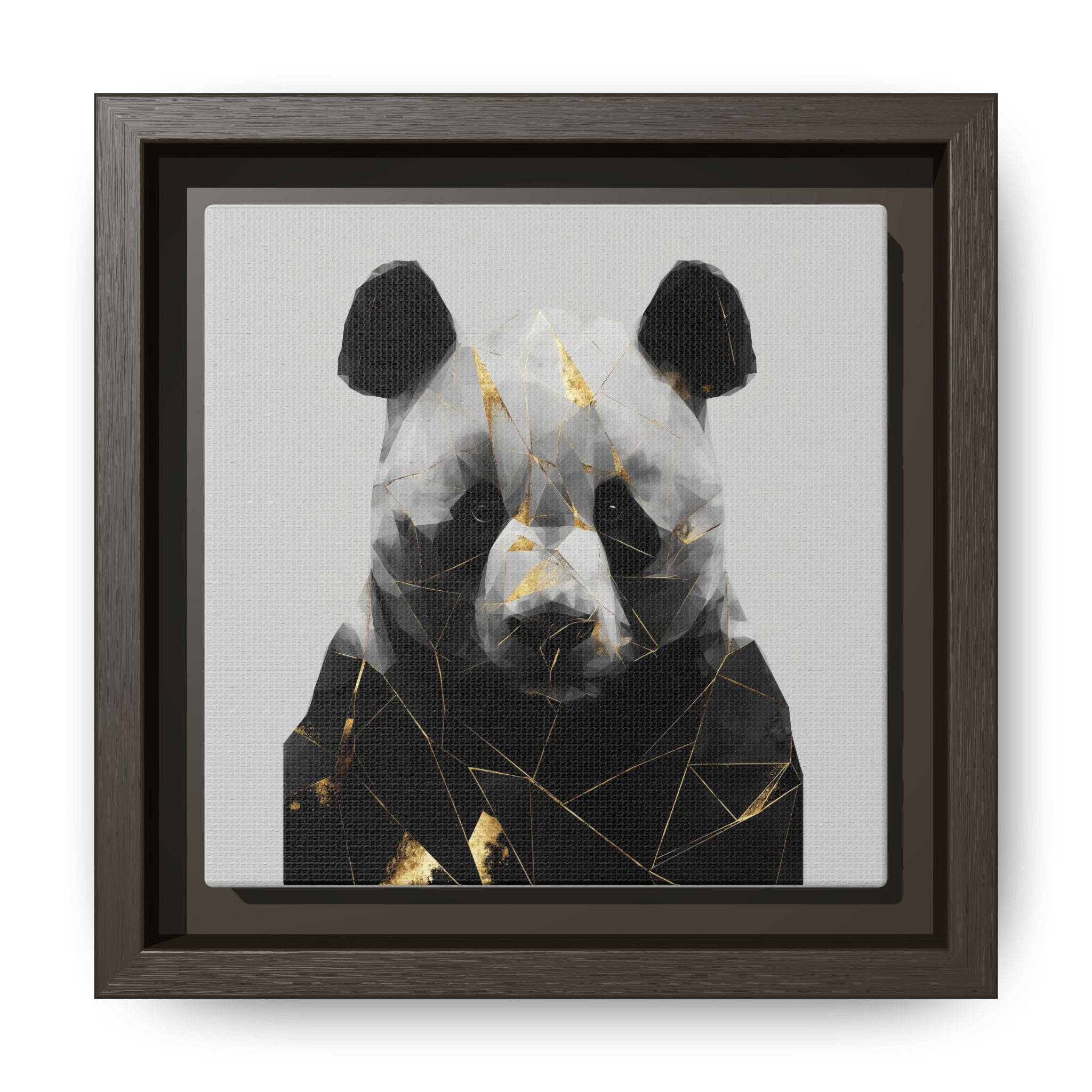 Fractured Panda: Geometric Wildlife Art, Low-Poly Contemporary Portrait   |  Personalized & Custom Orders Available
