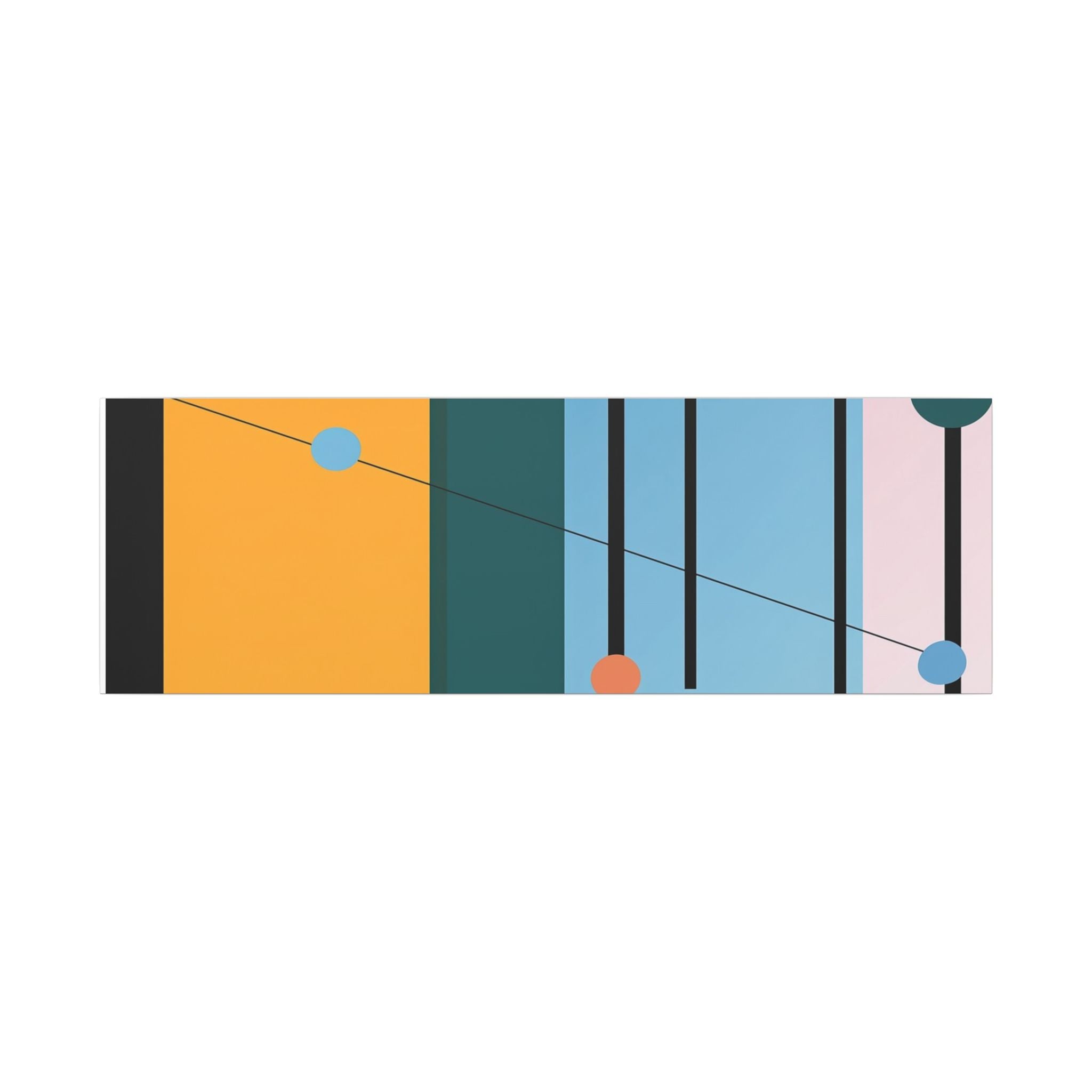 Geometric Networks: Constructivist Color Planes, Intersectional Design, Minimalist Spatial Composition   |   Custom Orders Accepted