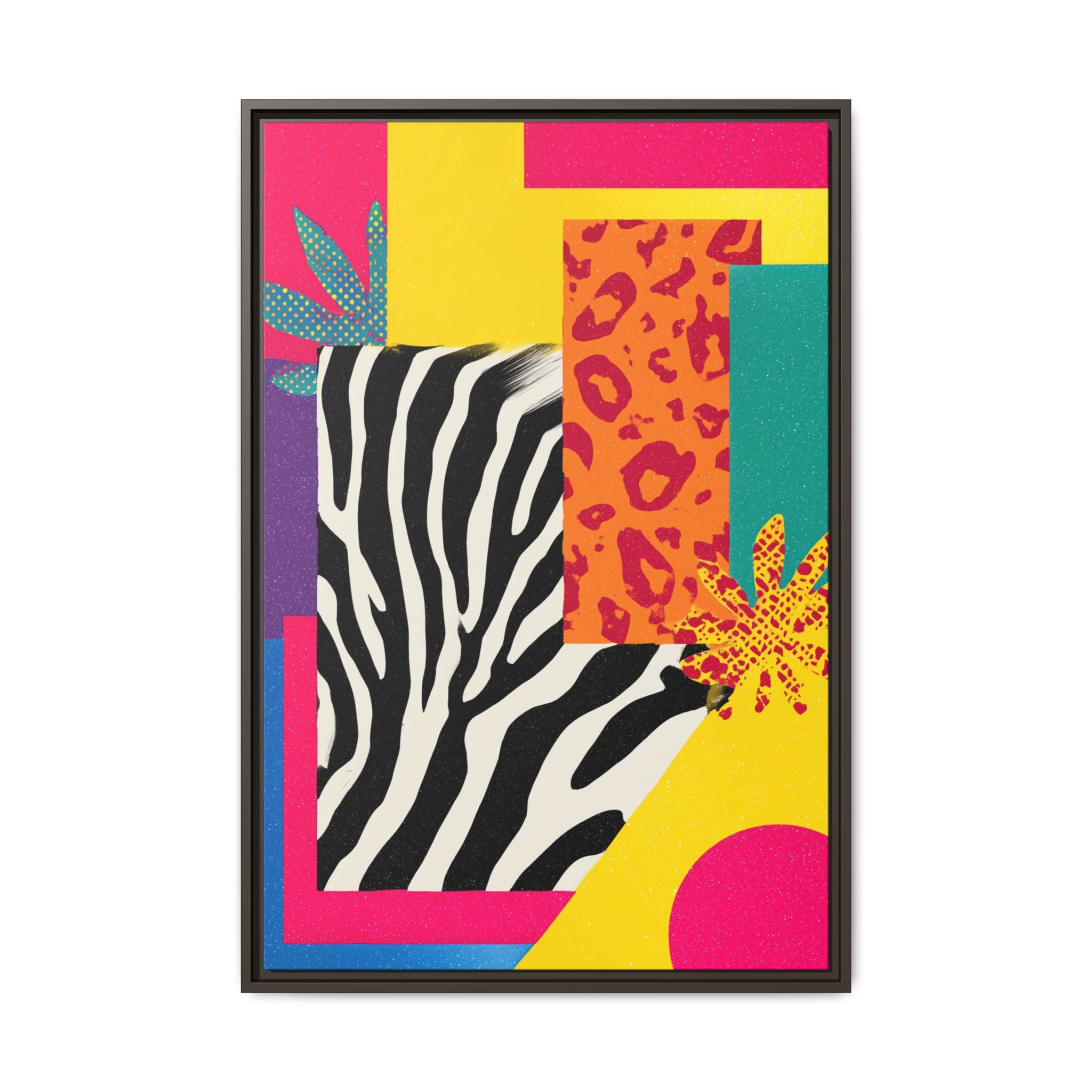 Vibrant Framed Art Print, Colorful Wall Decor, Modern Home Art, Statement Piece for Living Room, Unique Gift, Boho Decor