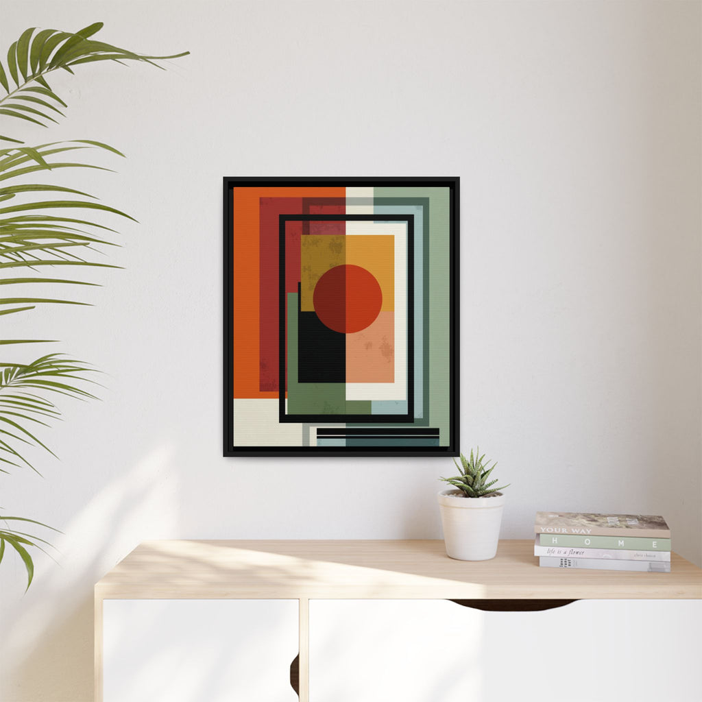 Geometric Harmonies: Mid-Century Modern Composition, Constructivist Inspiration, Abstract Rectangular Interplay   |   Custom Orders Accepted