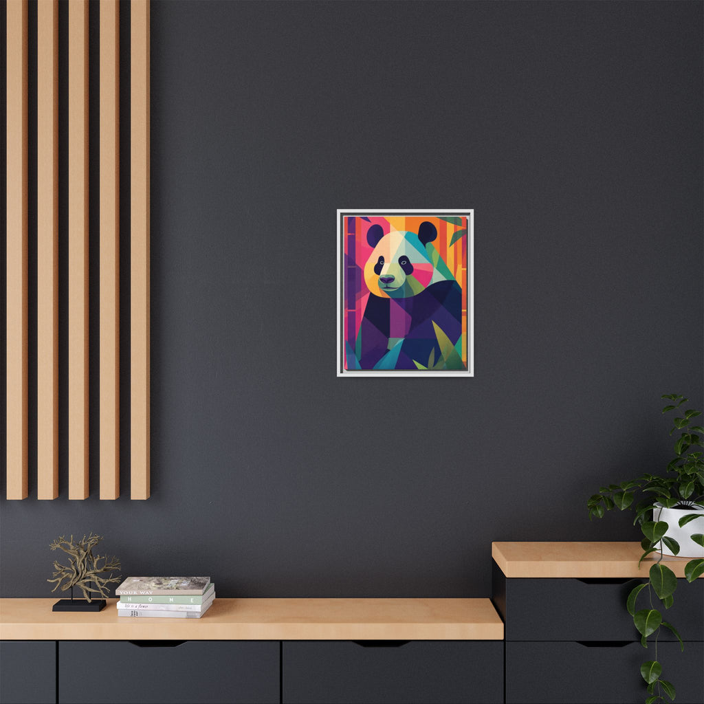 Geometric Panda: Mosaic Wildlife Portrait, Digital Polygonal Art   |  Personalized & Custom Orders Available