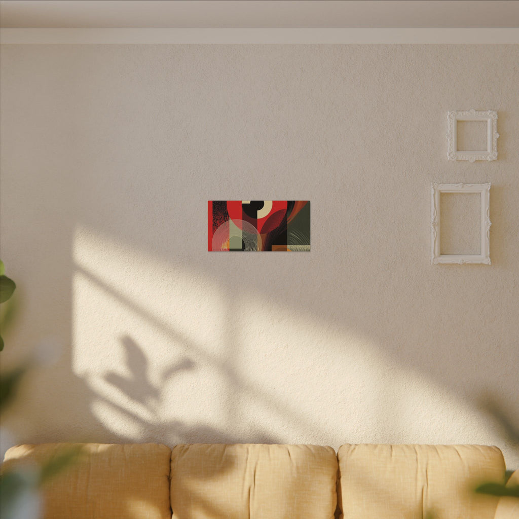 Geometric Convergence: Mid-Century Modern Abstract, Constructivist Design Principles, Bold Chromatic Composition   |   Custom Orders