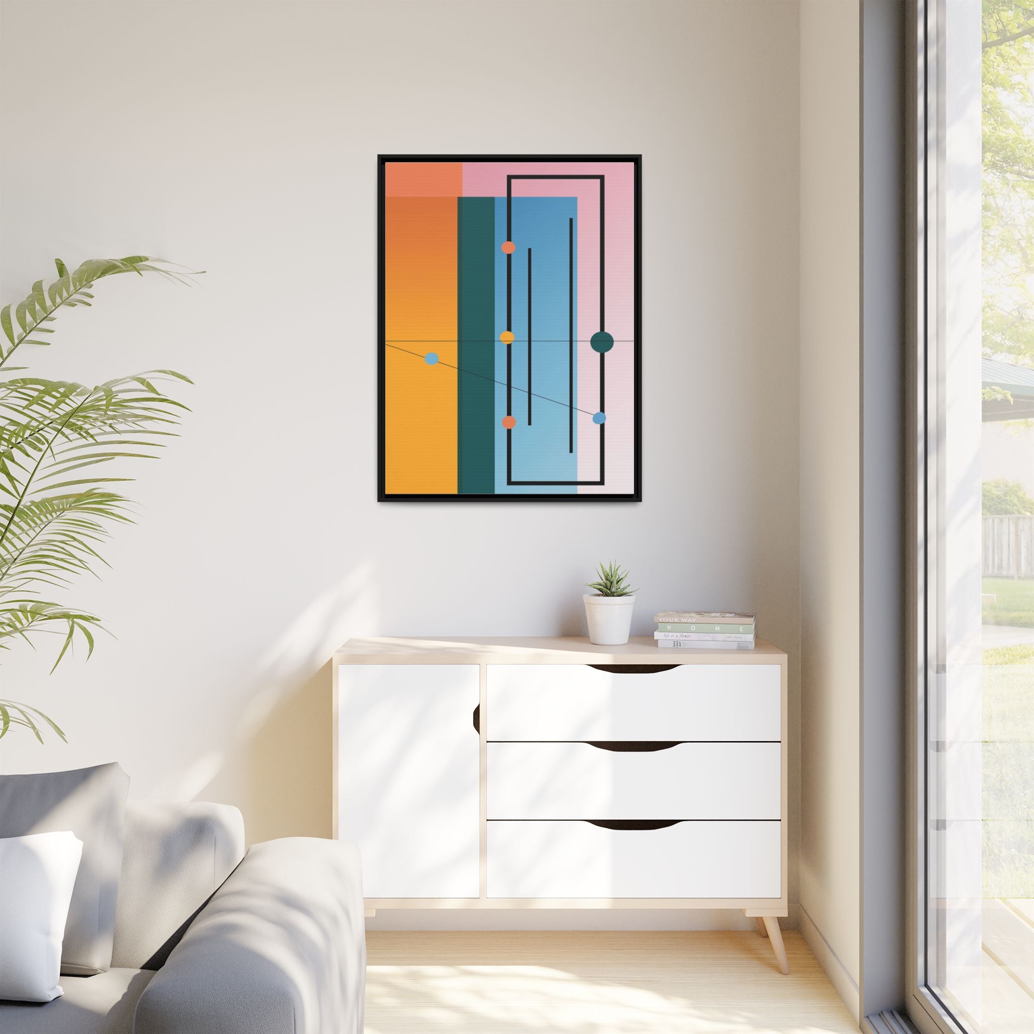 Geometric Harmony: Constructivist Color Planes, Modernist Composition, Abstract Spatial Rhythm   |   Custom Orders Accepted