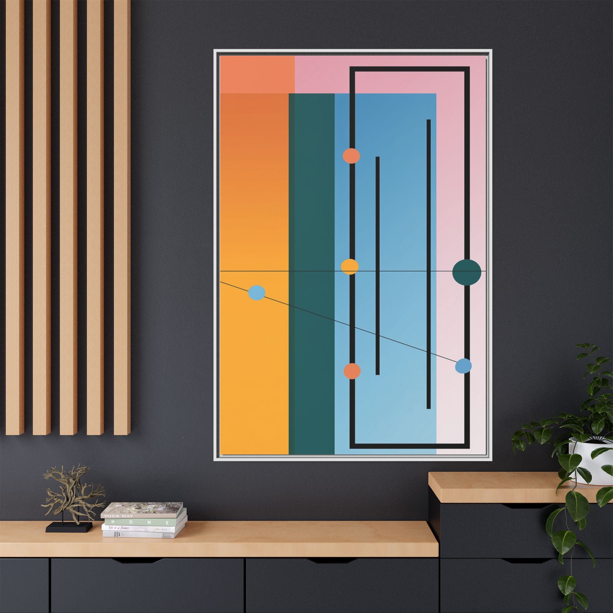 Geometric Harmony: Constructivist Color Planes, Modernist Composition, Abstract Spatial Rhythm   |   Custom Orders Accepted