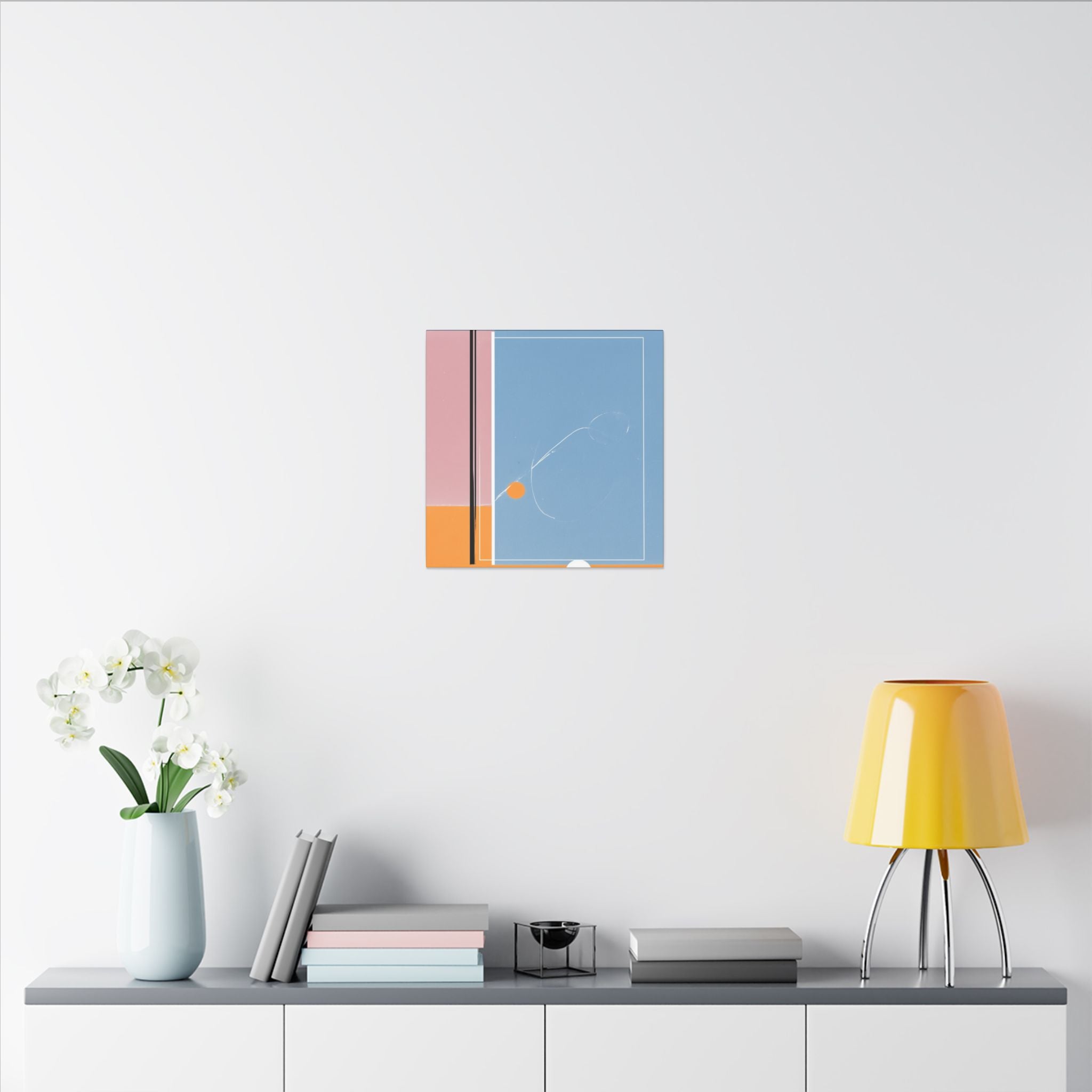 Geometric Harmony: Abstract Minimalist Composition, Modernist Color Fields, Constructivist Design Principles   |   Custom Orders Accepted
