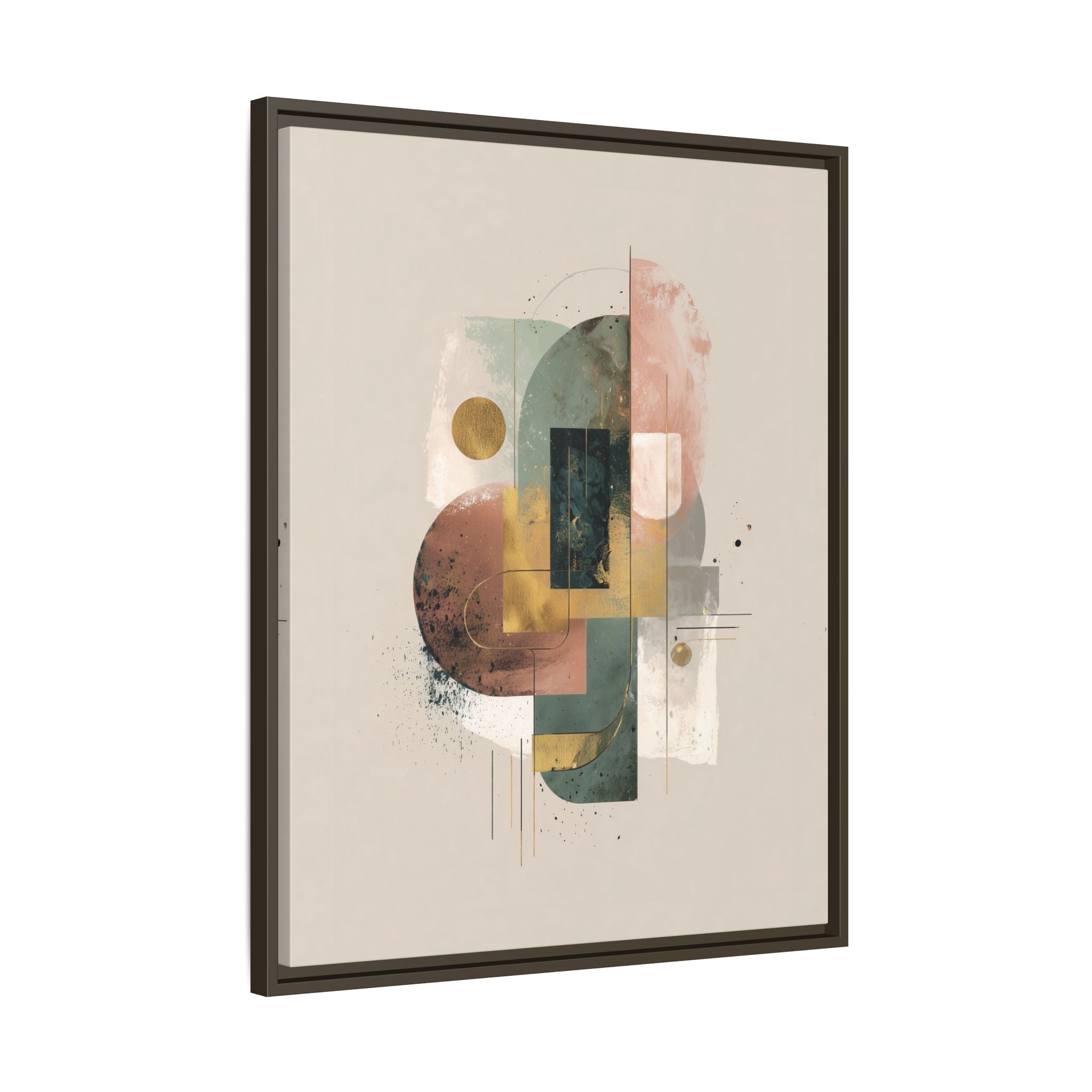 Organic Geometries: Fragmented Forms, Digital Abstract Composition, Layered Minimalist Art   |   Custom Orders Accepted